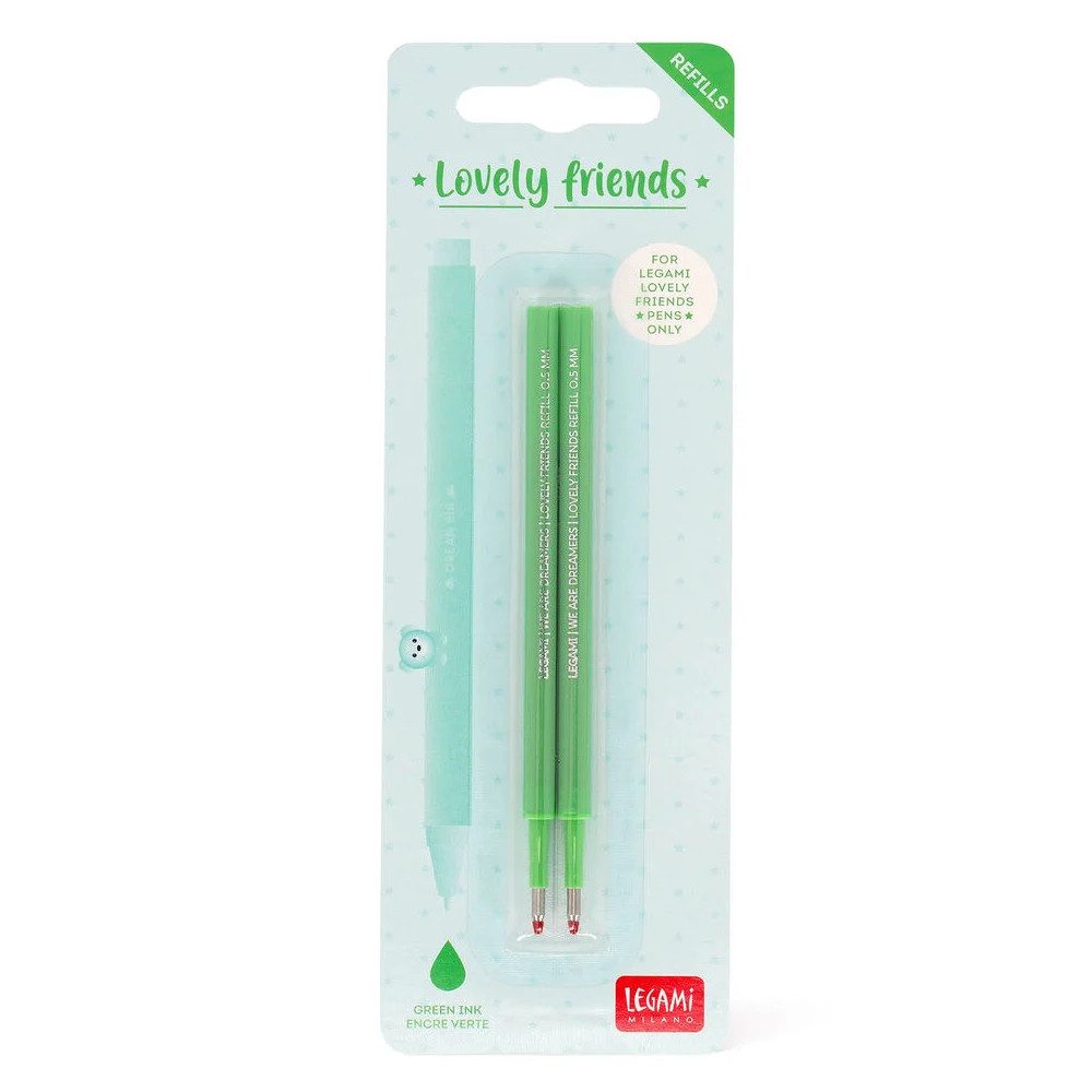 Legami Gelschreiber Lovely Friends Ersatzminen Set, alle Farben