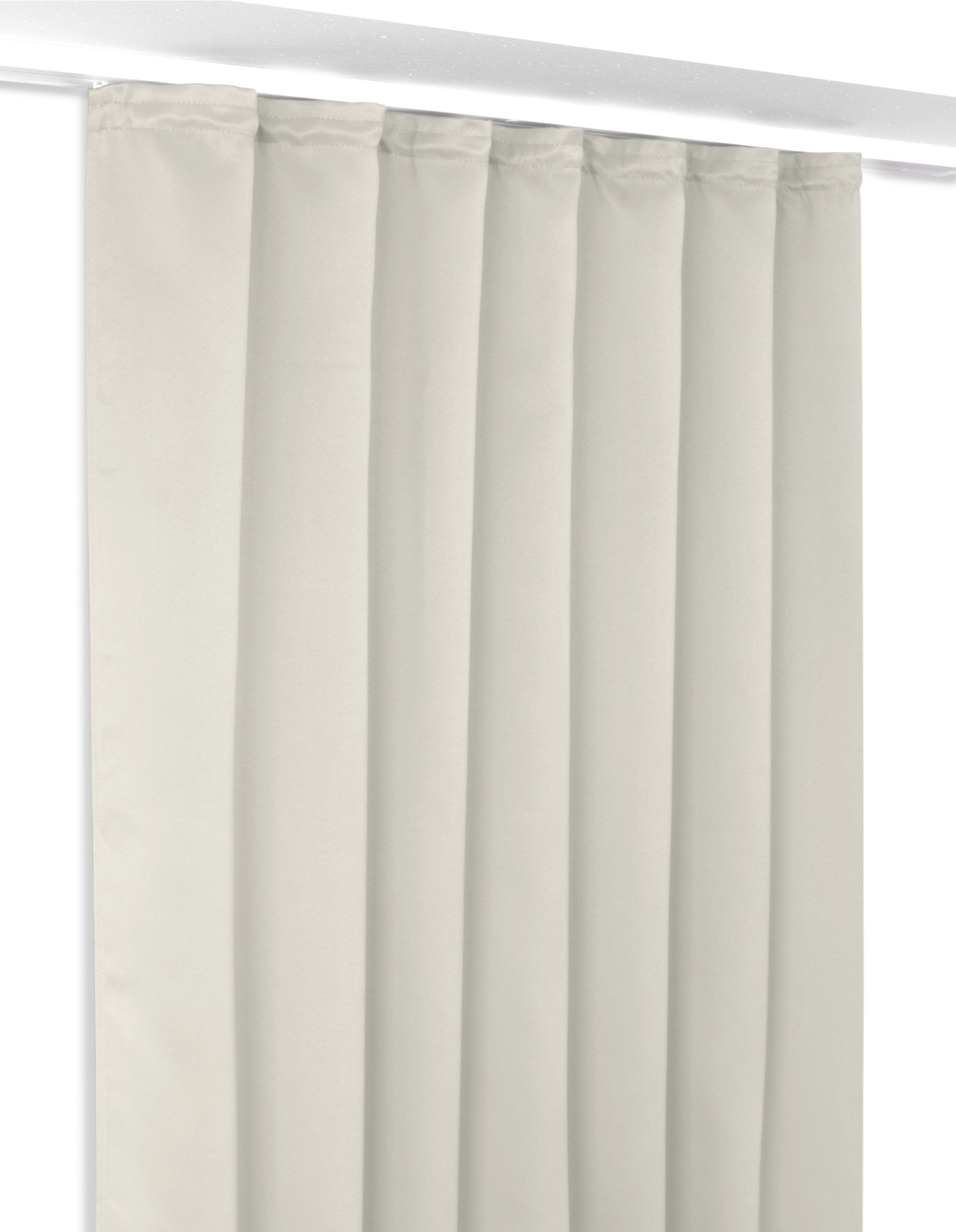Beautex Verdunkelungsvorhang Verdunkelungsgardine Kräuselband Vorhang blickdicht abdunkelnd, Kräuselband (1 St), verdunkelnd