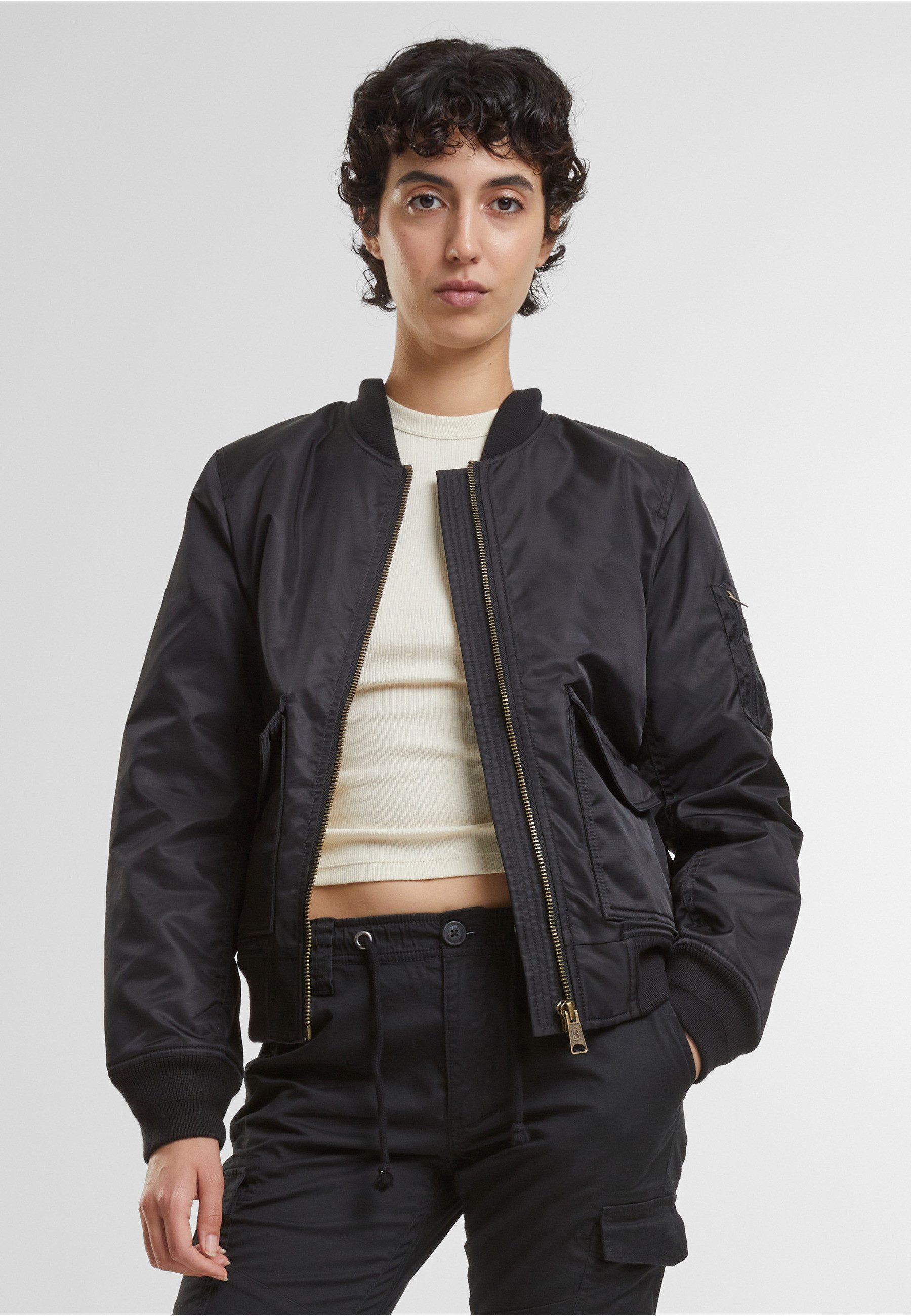 Brandit Bomberjacke Brandit Brandit Women Sherpa Jacket (1-St) – Bild 3 von 5