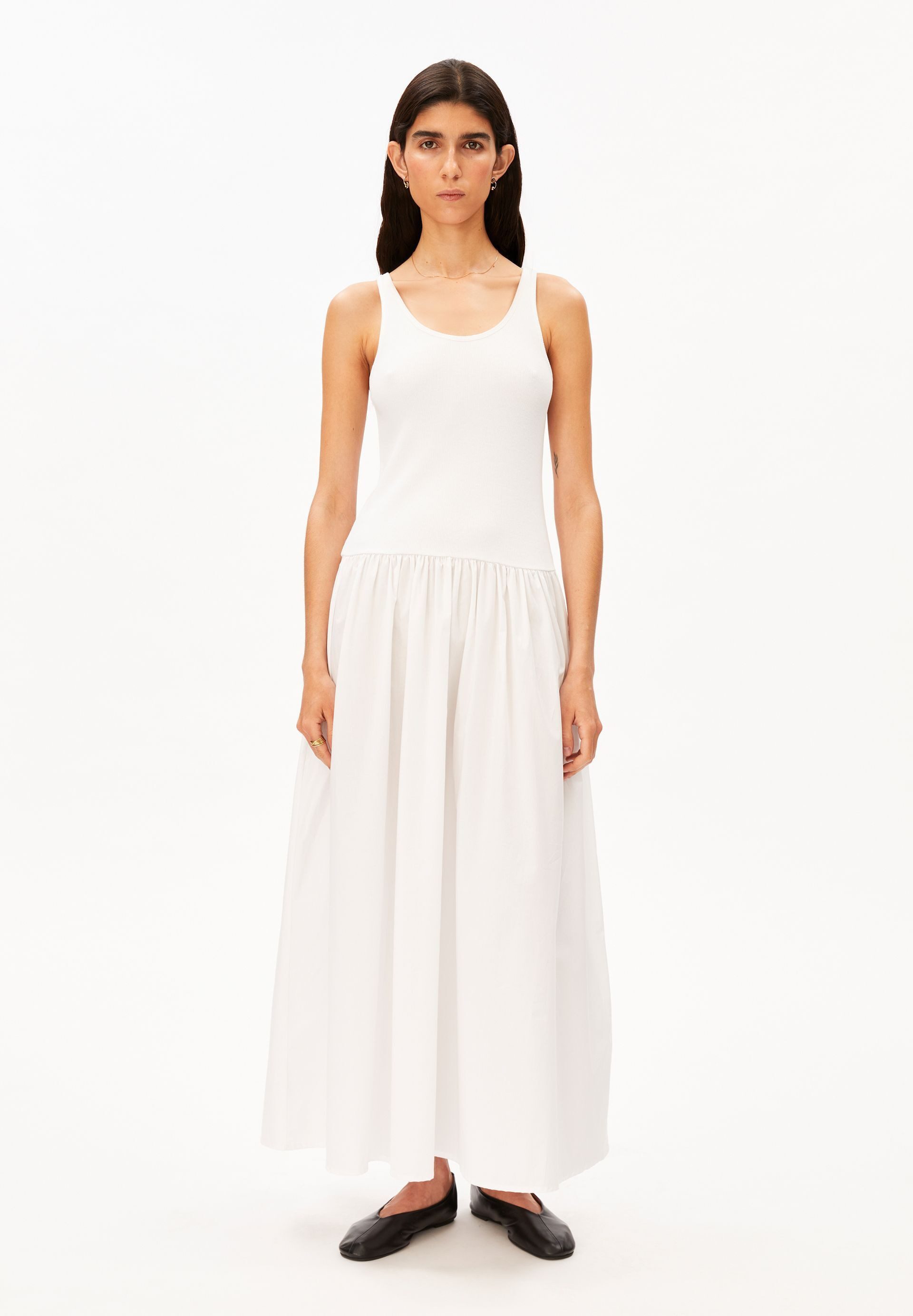 Armedangels Jerseykleid RIB Kleid aus Bio-Baumwoll Mix (Fitted) Kleid aus Bio-Baumwoll Mix