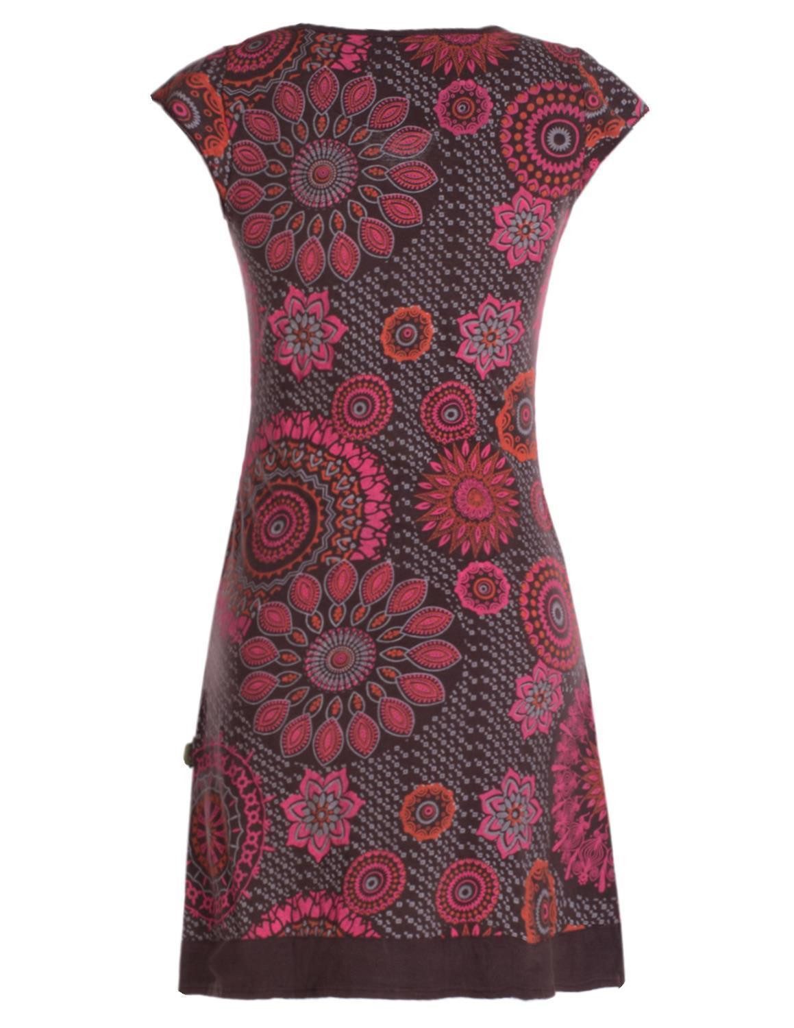 Vishes Tunikakleid Kurzarm Damen Sommer-Kleid Longshirt-Kleid günstig online kaufen