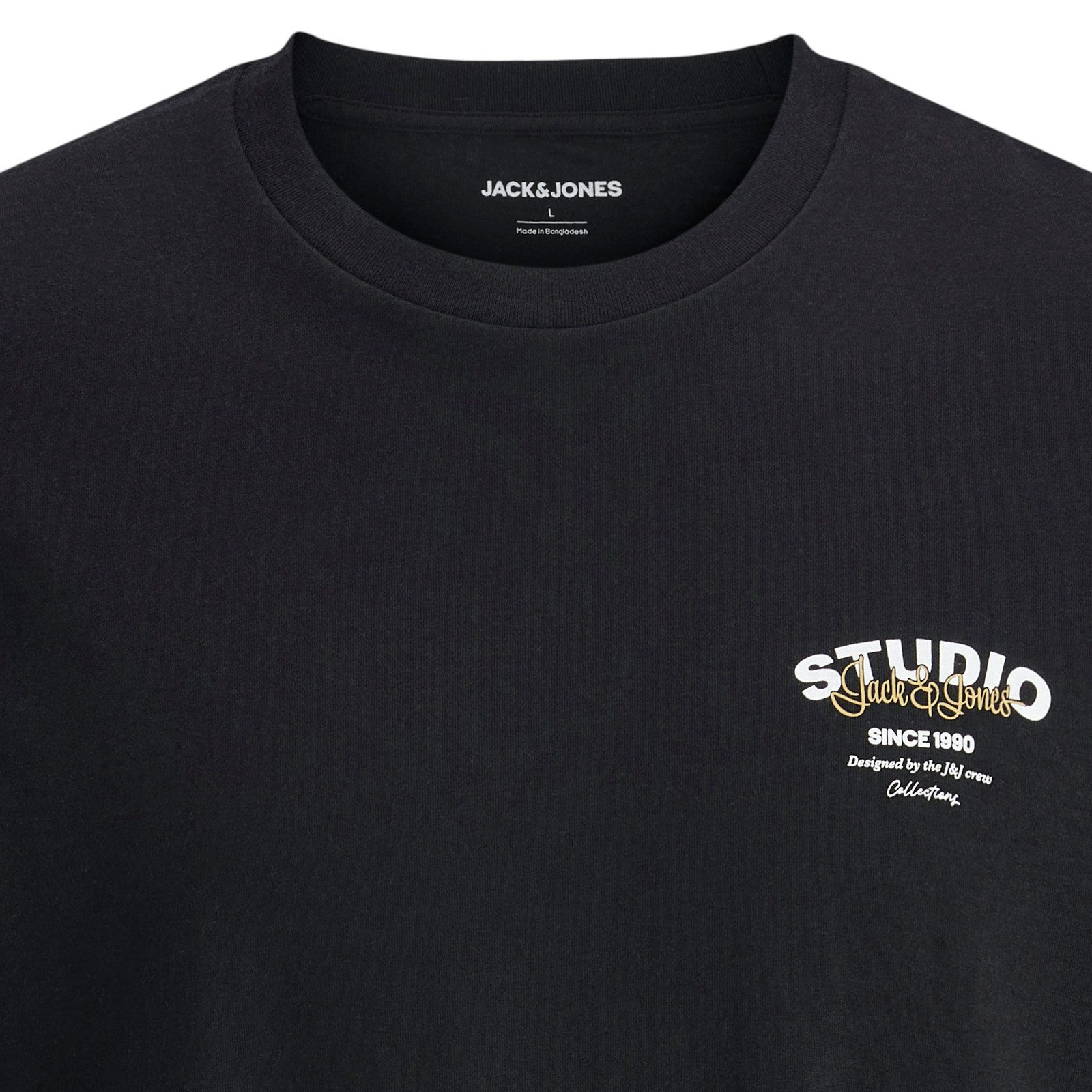 Jack & Jones Rundhalsshirt Jack&Jones T-Shirt schwarz Übergrößen JJYUKI günstig online kaufen