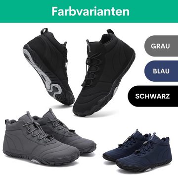 Freiluftkind Das Original - Kepler Barfußschuhe – warm gefüttert Sneaker Schnellverschluss