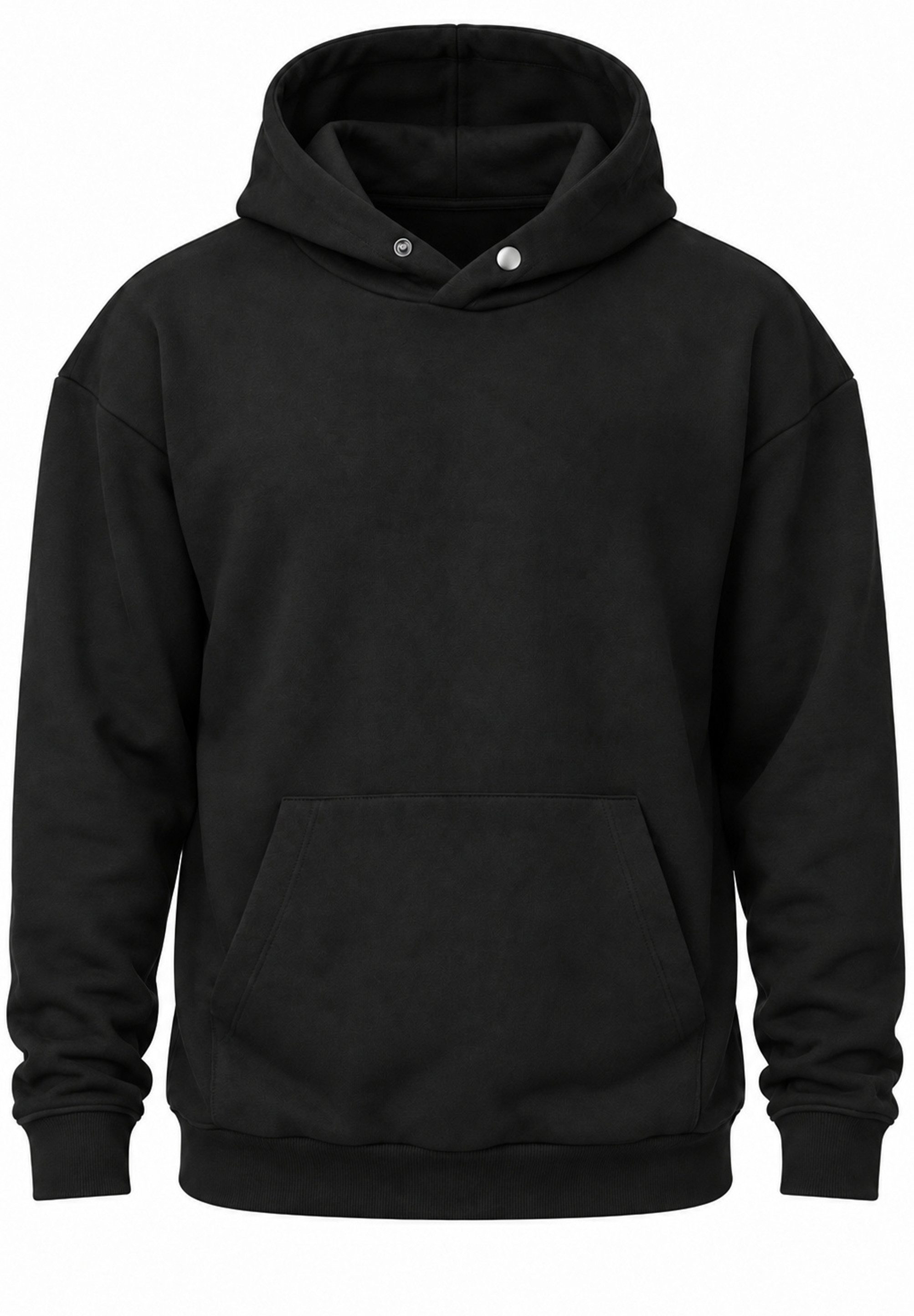 SOULSTAR Hoodie S2OSAN Herren Oversize Kapuzenpullover mit Button Pullover Sweater