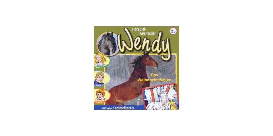 Hörspiel-CD Wendy - Das Weihnachtsfohlen, 1 Audio-CD