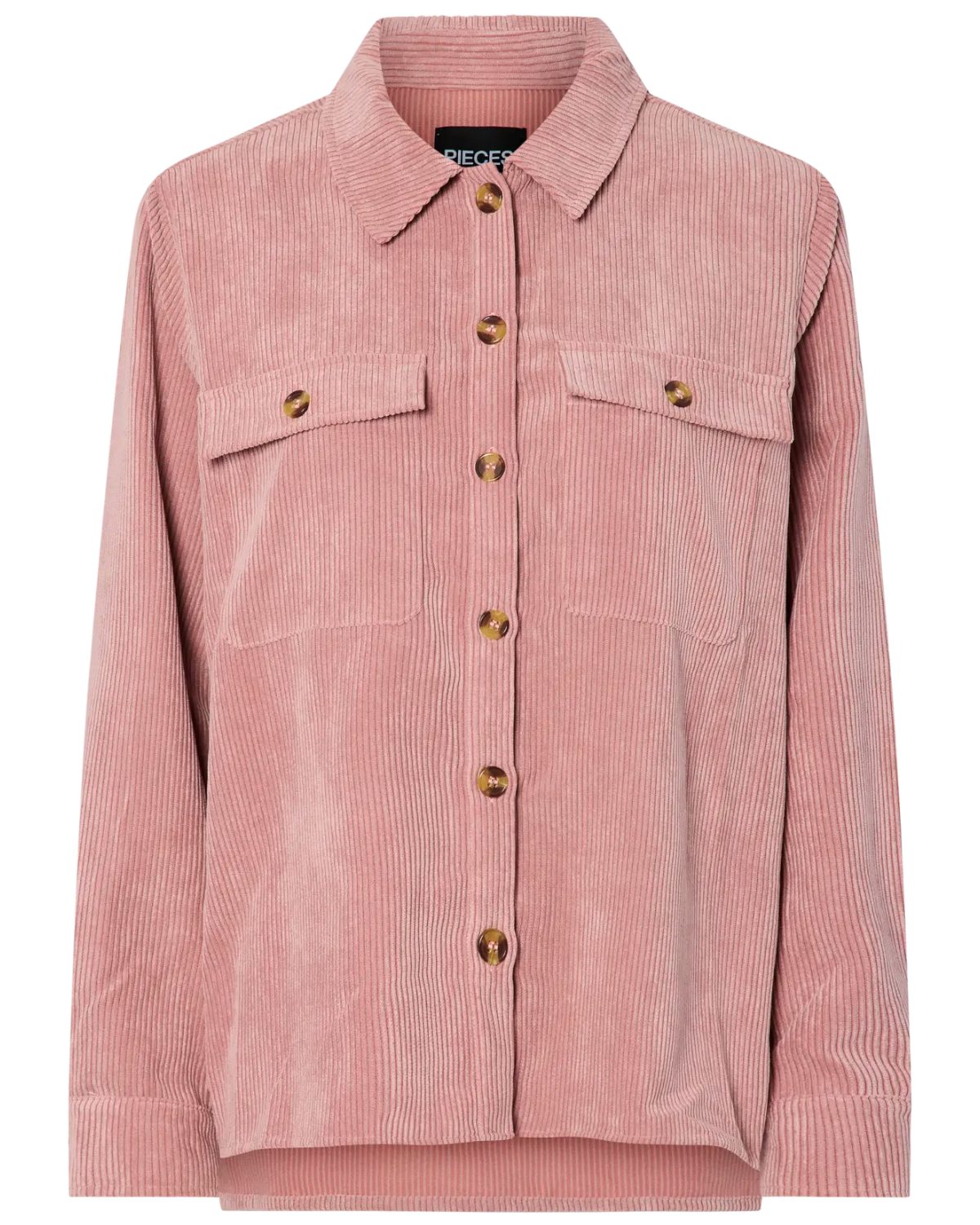 pieces Langarmhemd trendiges casual Cordhemd günstig online kaufen