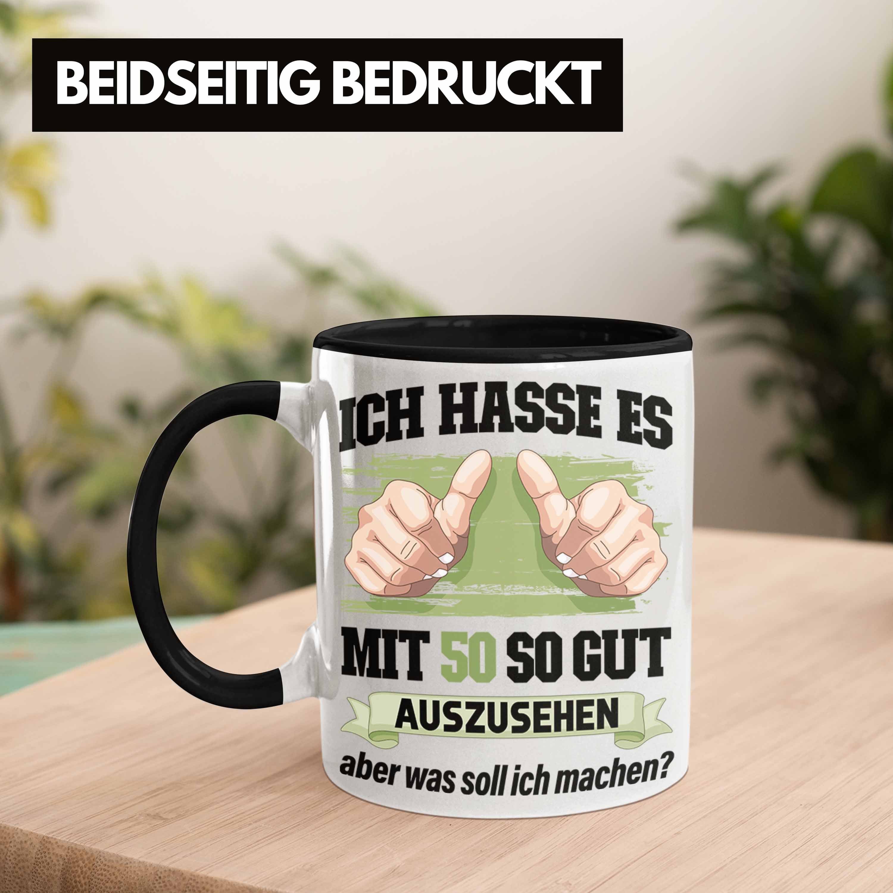 Trendation Tasse Trendation - 50. Geburtstag Tasse Frau Männer Geschenk 50er Geschenki