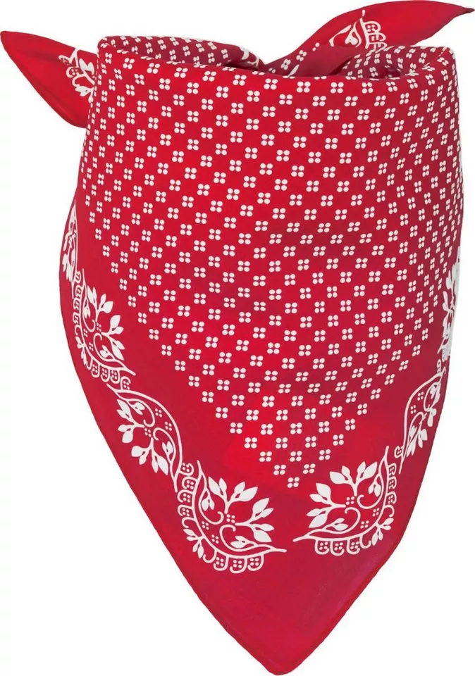 styleBREAKER Bandana Baumwolle Dreieckstuch mit Blümchen Muster, (1-St)