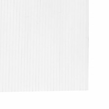 vidaXL Raumteiler Paravent Weiß 165x600 cm Bambus, 1-tlg.