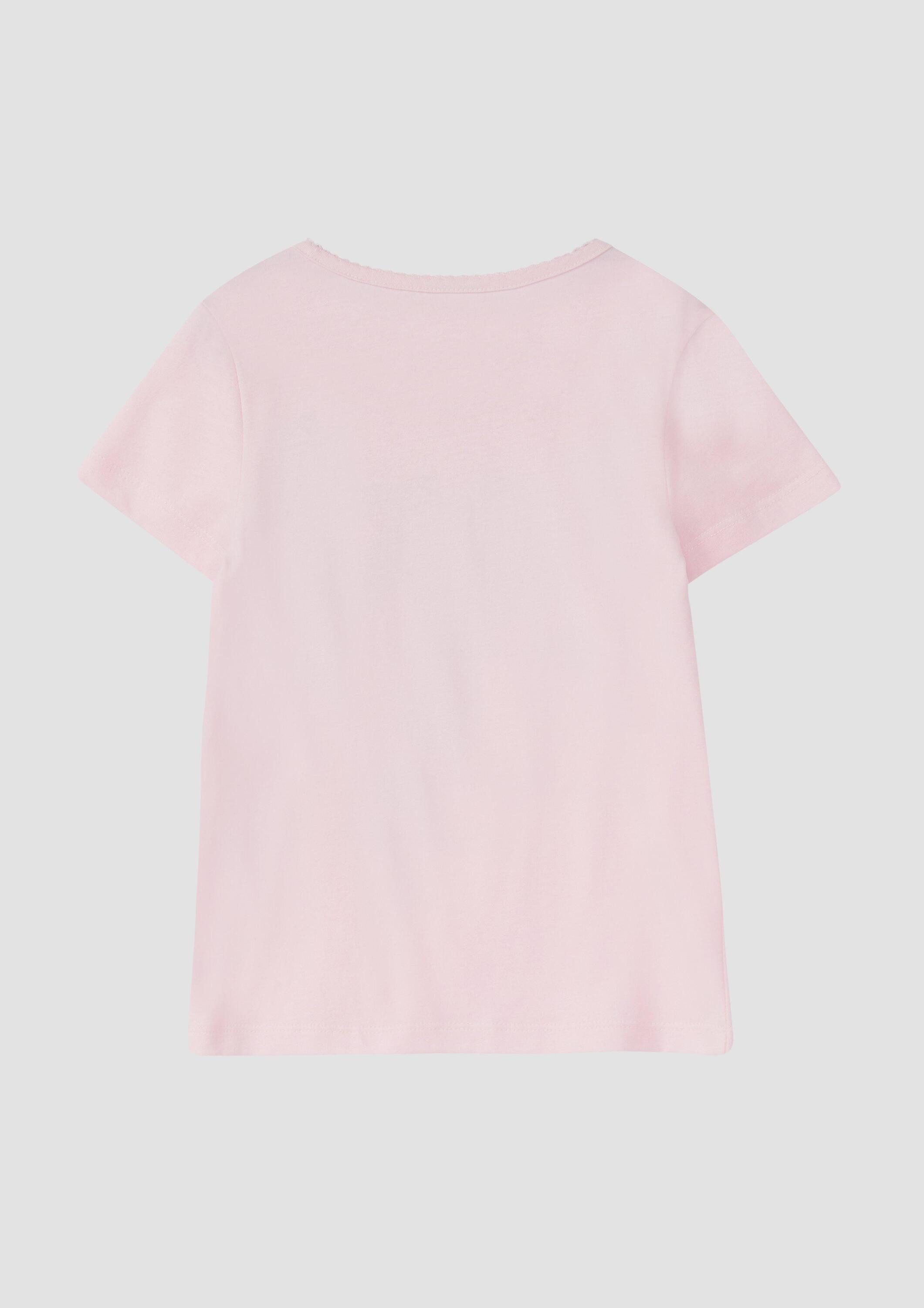 s.Oliver Kurzarmshirt T-Shirt T-Shirt mit Wendepailletten