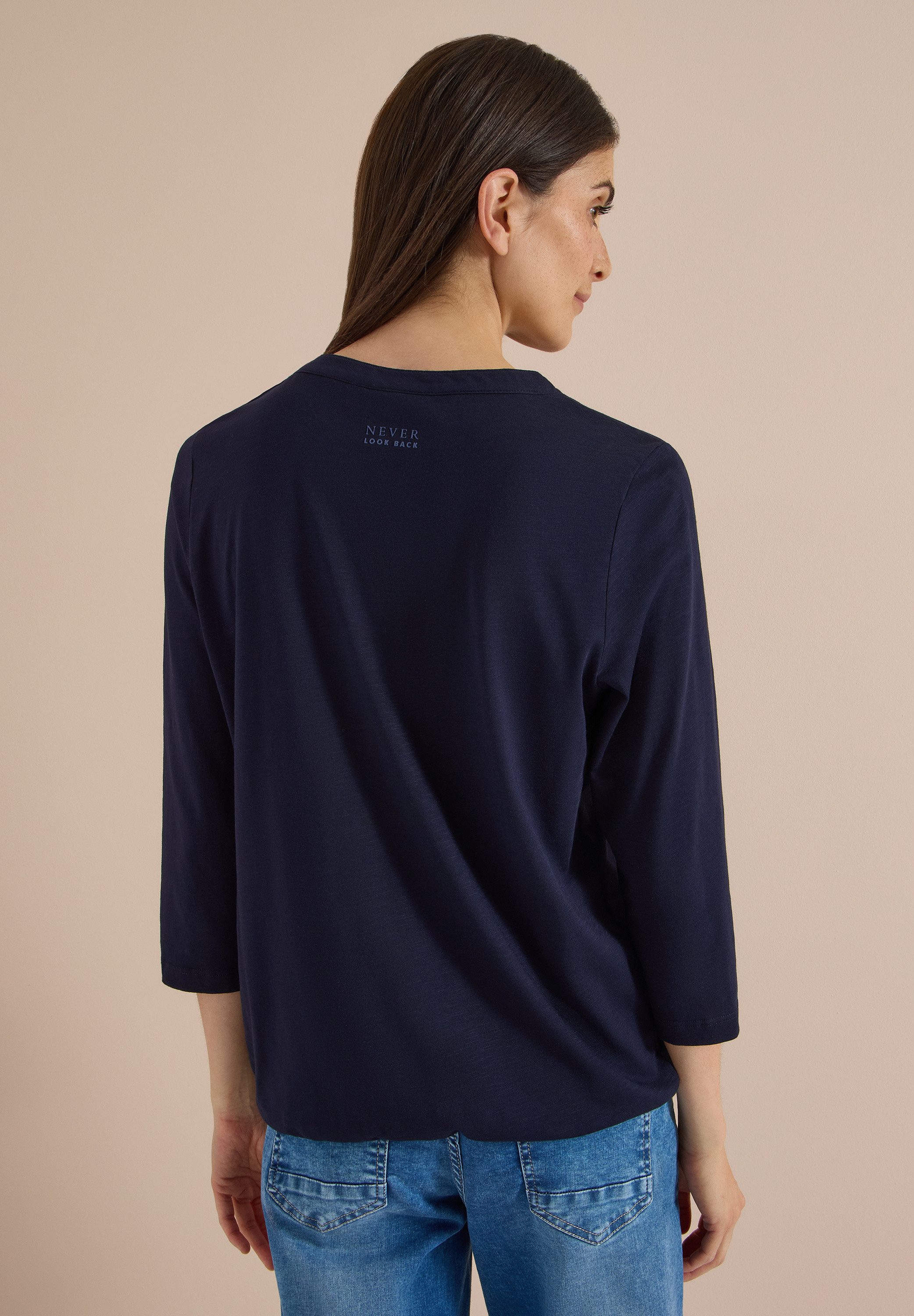 CECIL 3/4-Arm-Shirt mit 3/4 Ärmeln