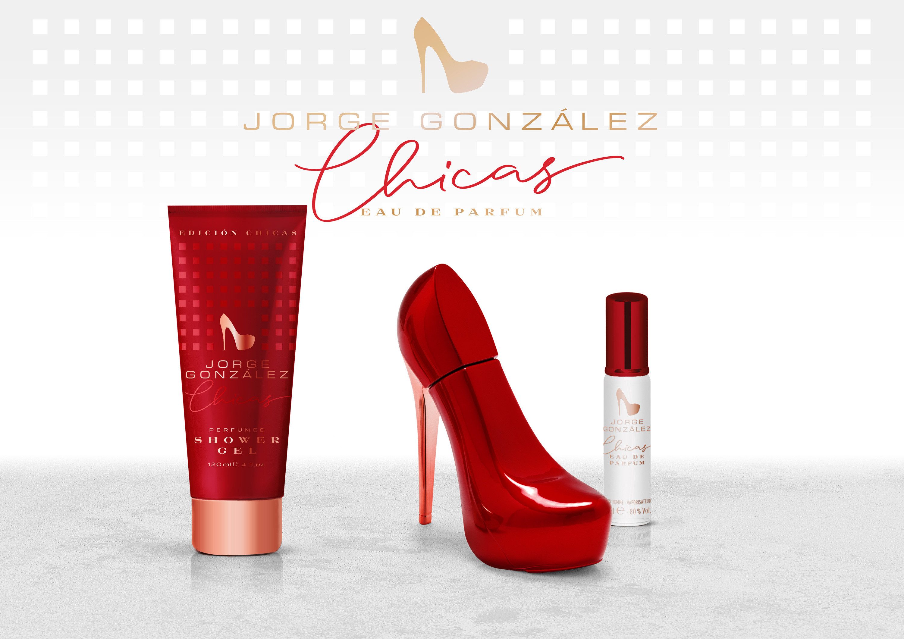 JORGE GONZÁLEZ Eau de Parfum JORGE GONZÁLEZ EDICIÓN CHICAS 3er Gift Box, Eau de Parfum, Geschenkset