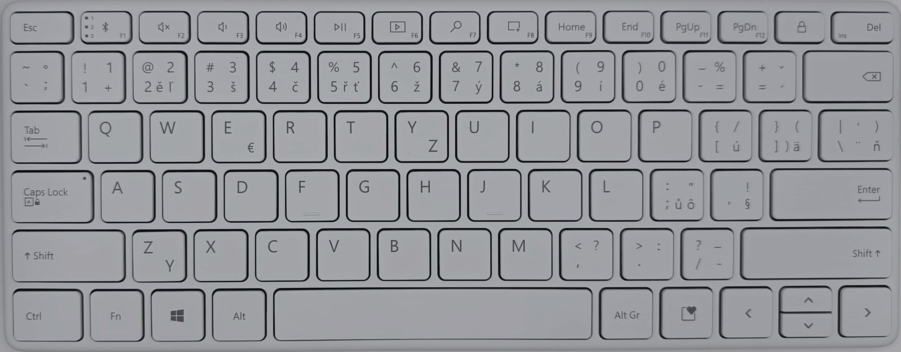 Microsoft Designer Compact Bluetooth Tastatur Gletscherblau 21Y-00044 Ultra-Slim-Bluetooth-Tastatur (Verbindung mit bis zu 3 Geräten …