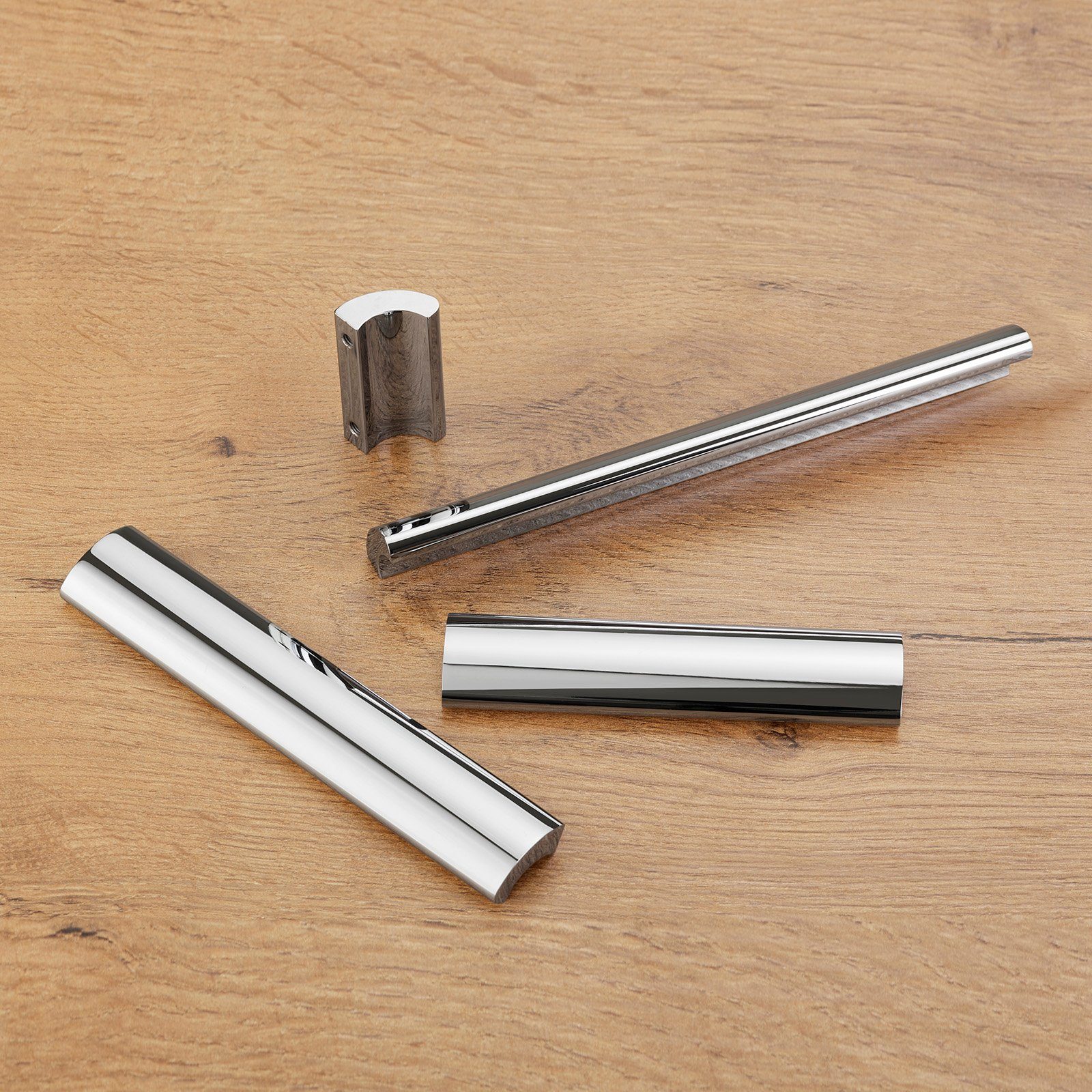 SO-TECH® Möbelgriff Griffleiste NORR, Aluminium, Lochabstand 96 - 320 mm