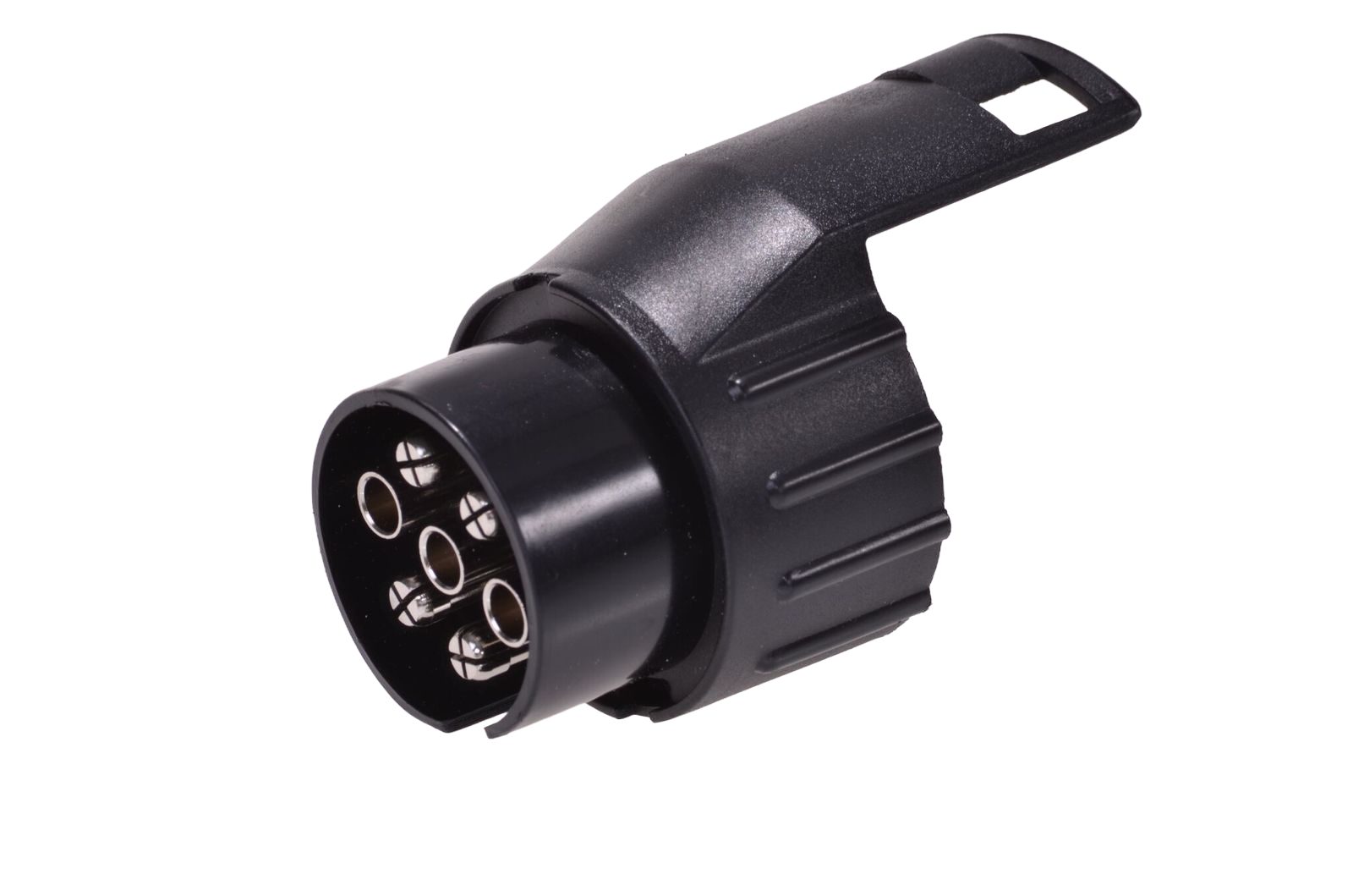 Gravidus Adapterstück Anhänger Kurzadapter Steckdose PKW KFZ 7- auf 13-polig Anhänger-Adapter