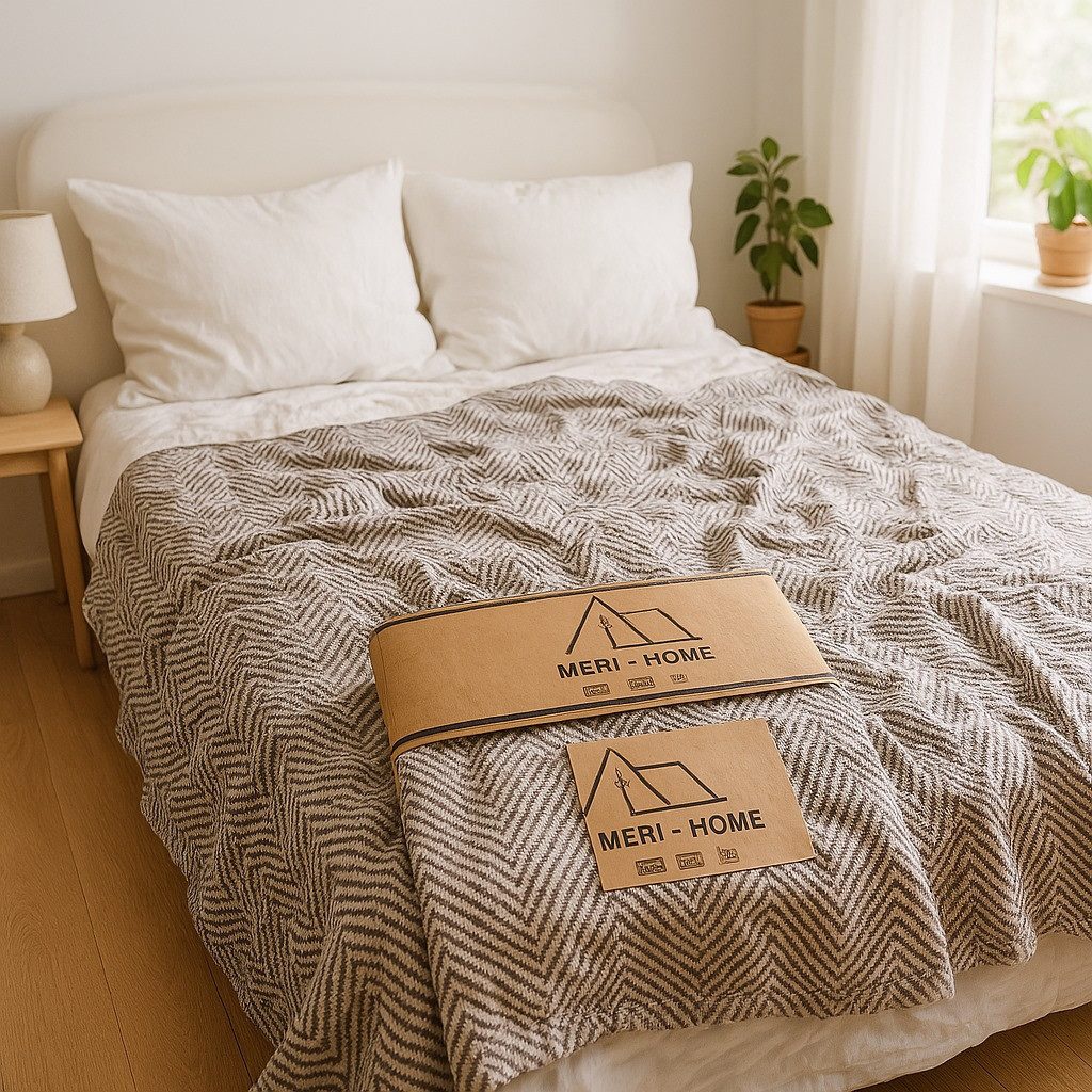 Meri-Home Tagesdecke Tagesdecke Bettüberwurf Bettdecke,Fischgrät Baumwolle, günstig online kaufen