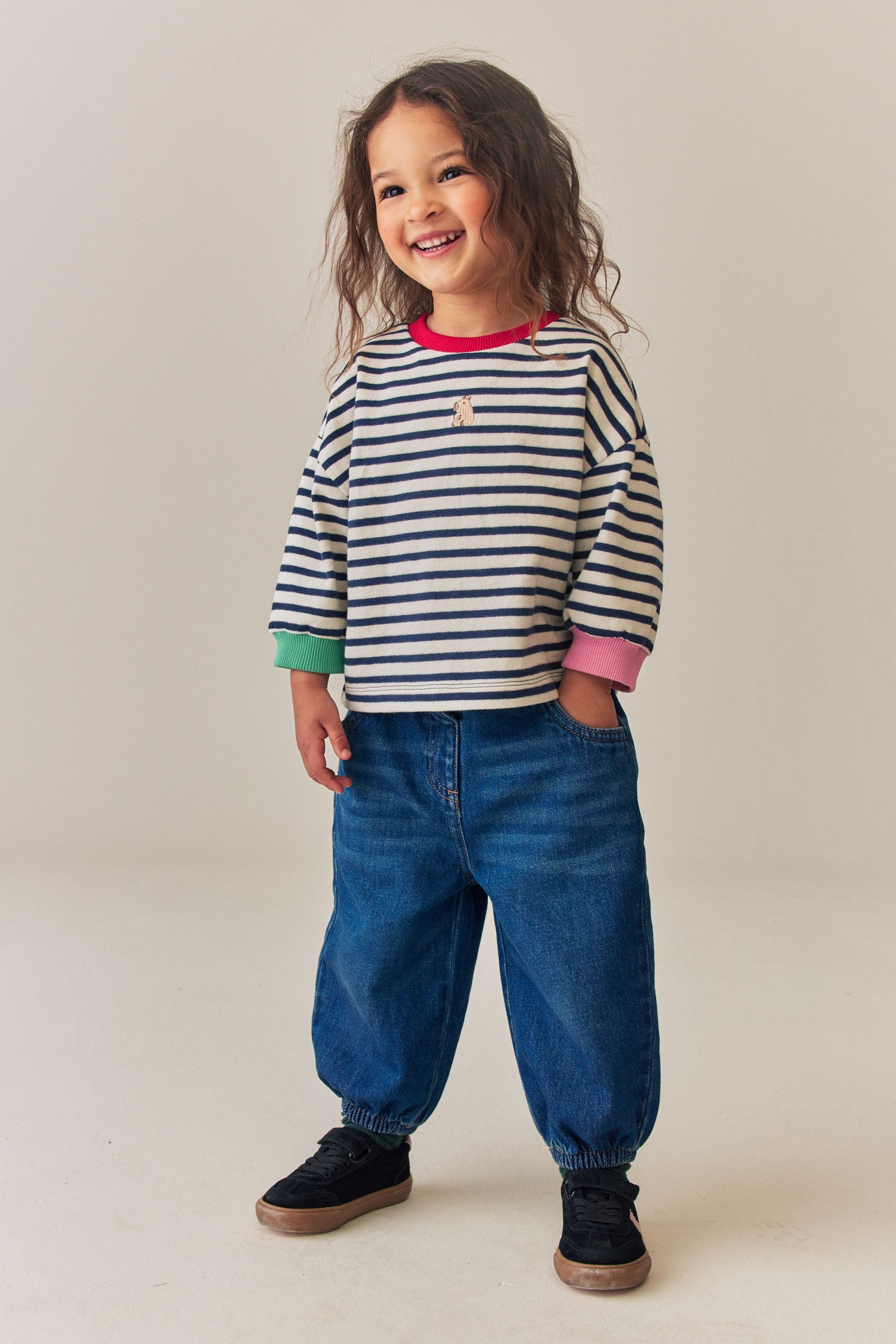 Next Weite Jeans Jeans mit weitem Bein (1-tlg) – Bild 3 von 4
