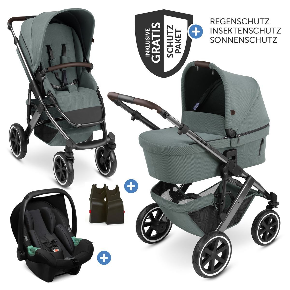 Kombi-Kinderwagen Salsa 4 Air - Aloe