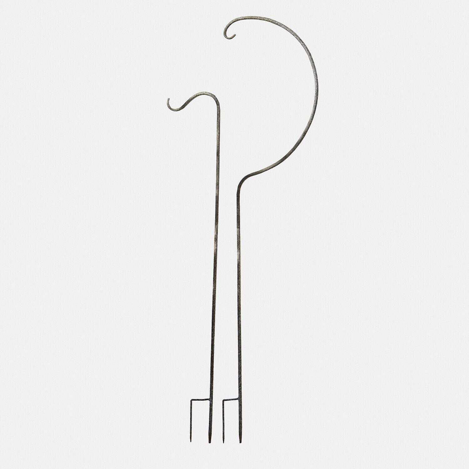 Mirabeau Gartenstecker Gartenstab 2er Set Omirah antikgrau