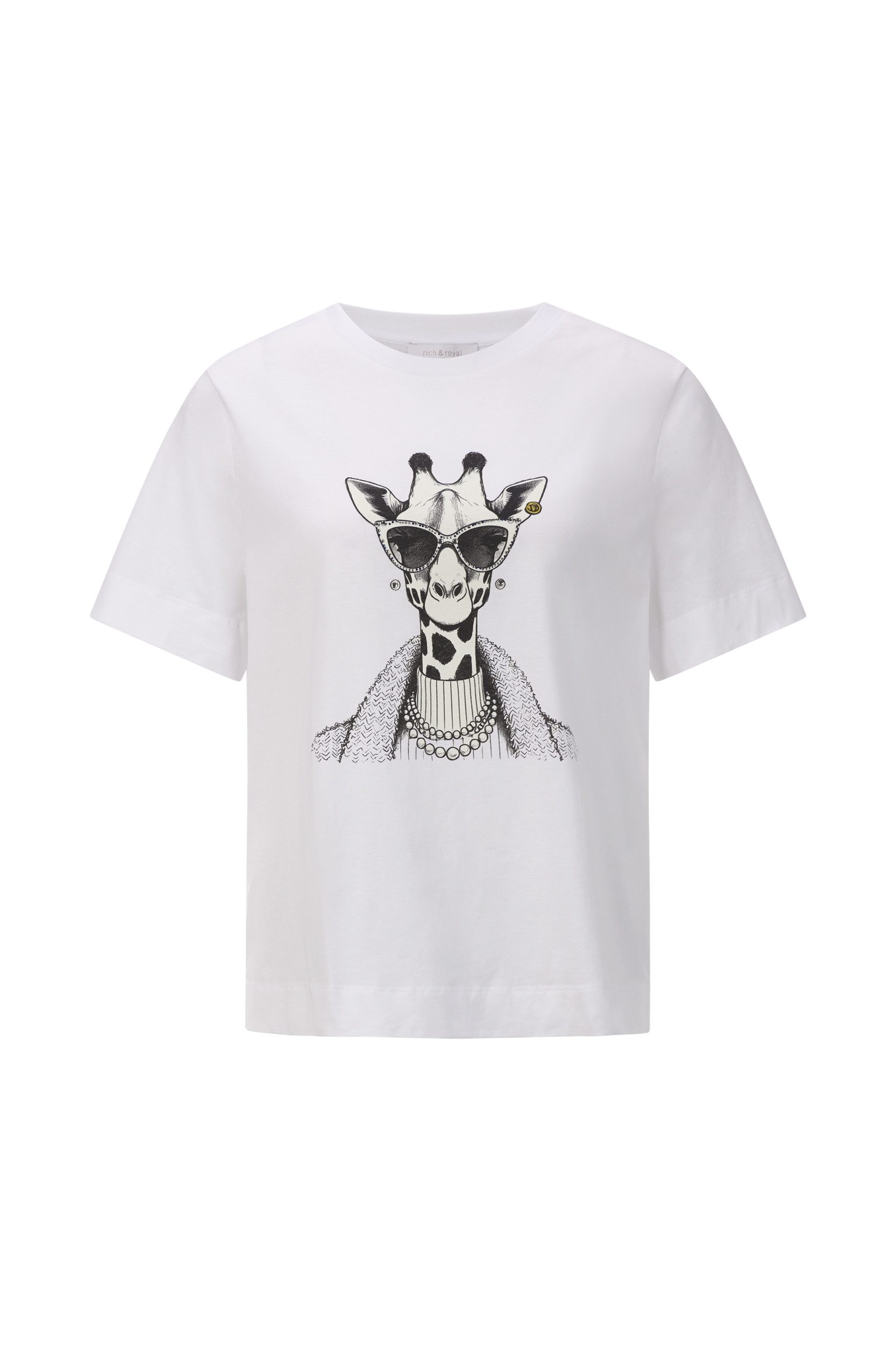 RICHROYAL T-Shirt Easy Fit T-Shirt Giraffe günstig online kaufen
