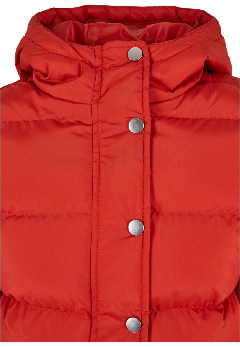 URBAN CLASSICS Outdoorjacke Girls Hooded Puffer Jacket Pufferjacke Mädchen