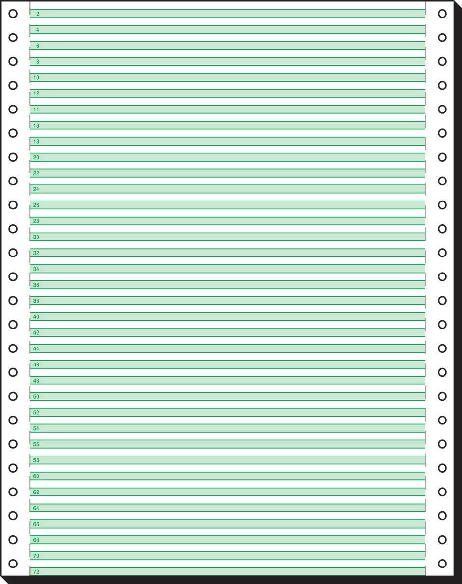 Sigel Druckerpapier sigel DIN-Computerpapier endlos, 240 mm x 12" (30,48 cm)