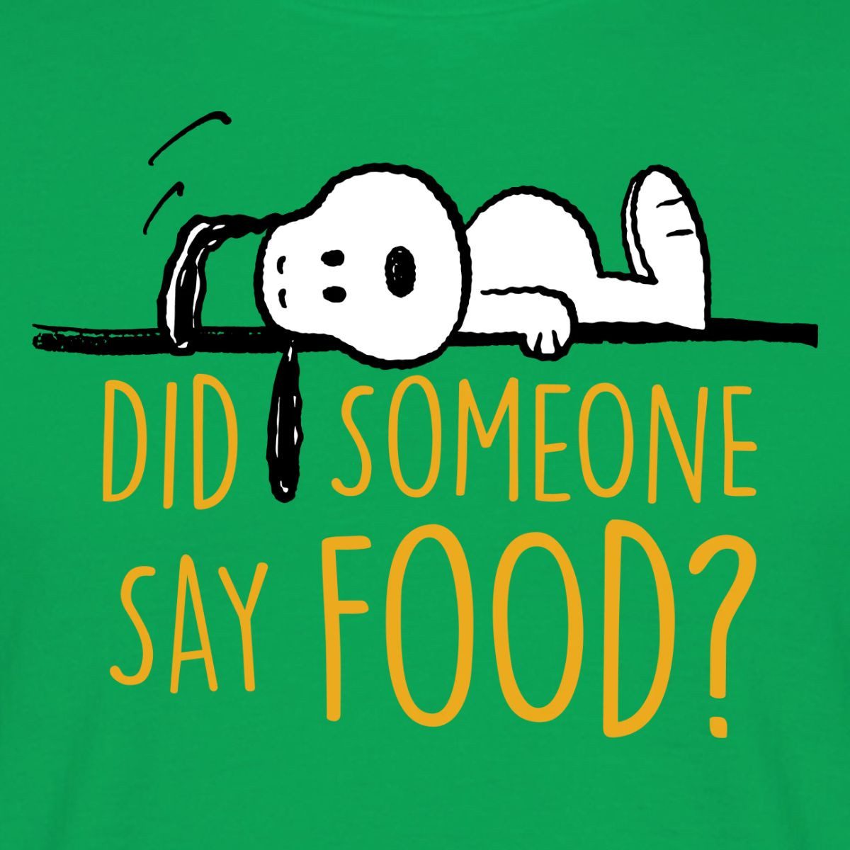 Spreadshirt T-Shirt Peanuts Snoopy Ich Hab Hunger Lustiger Spruch Männer T-Shirt (1-tlg)