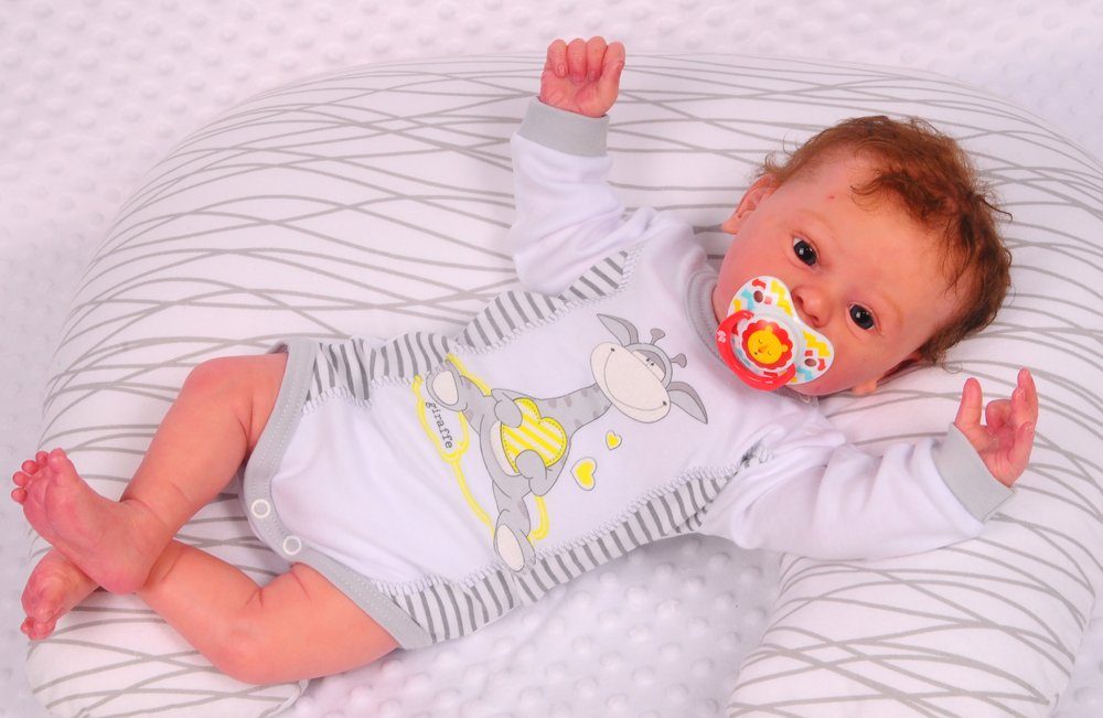 La Bortini Body Baby Body 44 50 56 62 68 Langarmbody für Neugeborene und Kleinkinder | Unterwäsche-Bodies