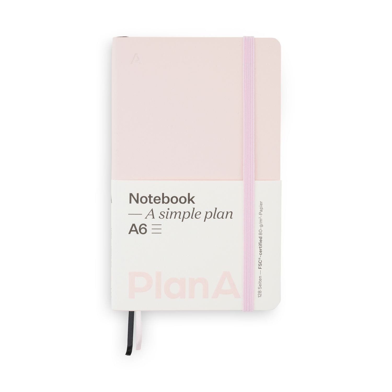 Tagebuch Notizbuch A6 Softcover Magnolia Pink Liniert, 128 Seiten