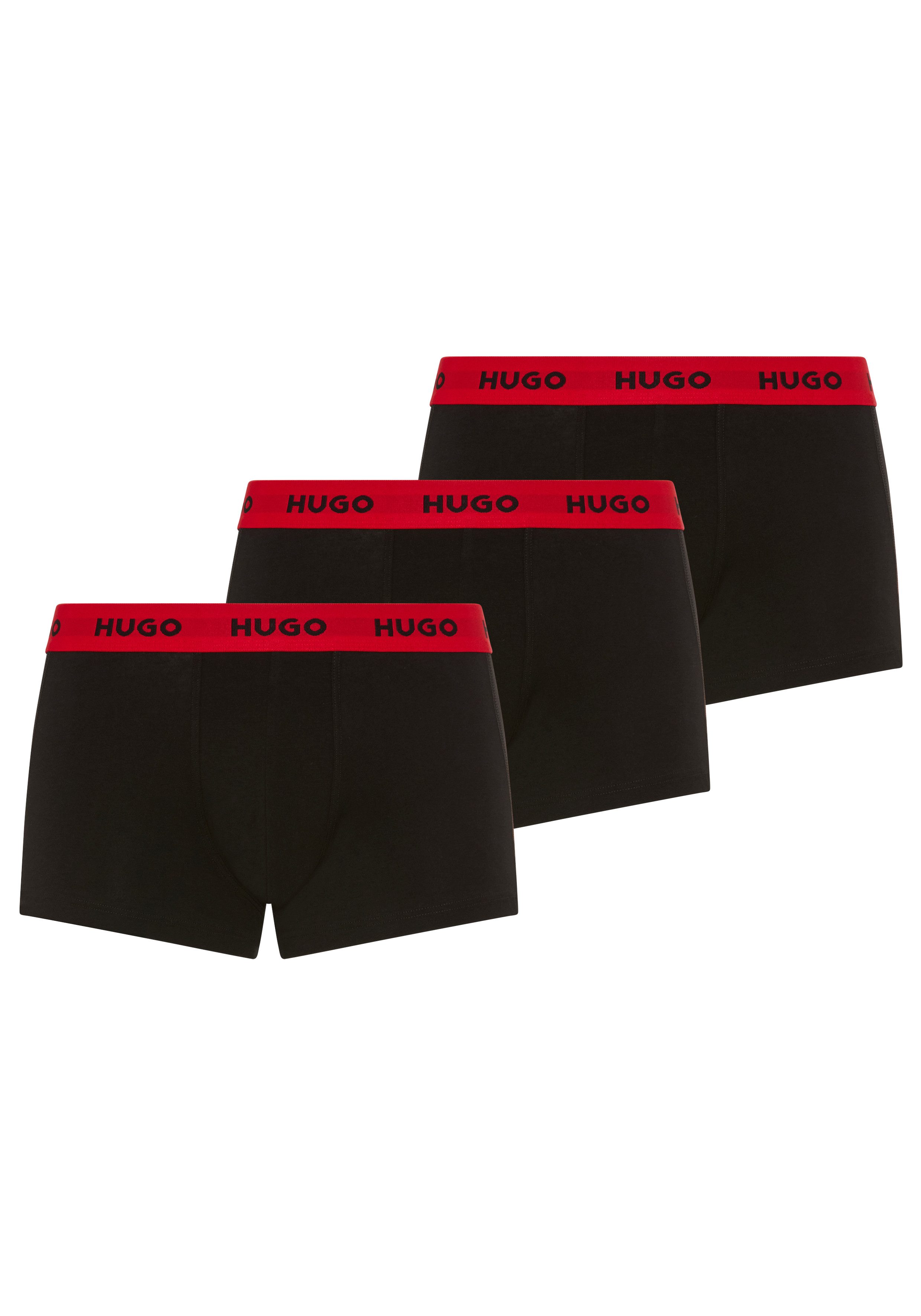 HUGO Trunk TRUNK TRIPLET PACK (Packung, 3-St) mit Logoschriftzug auf dem Bund