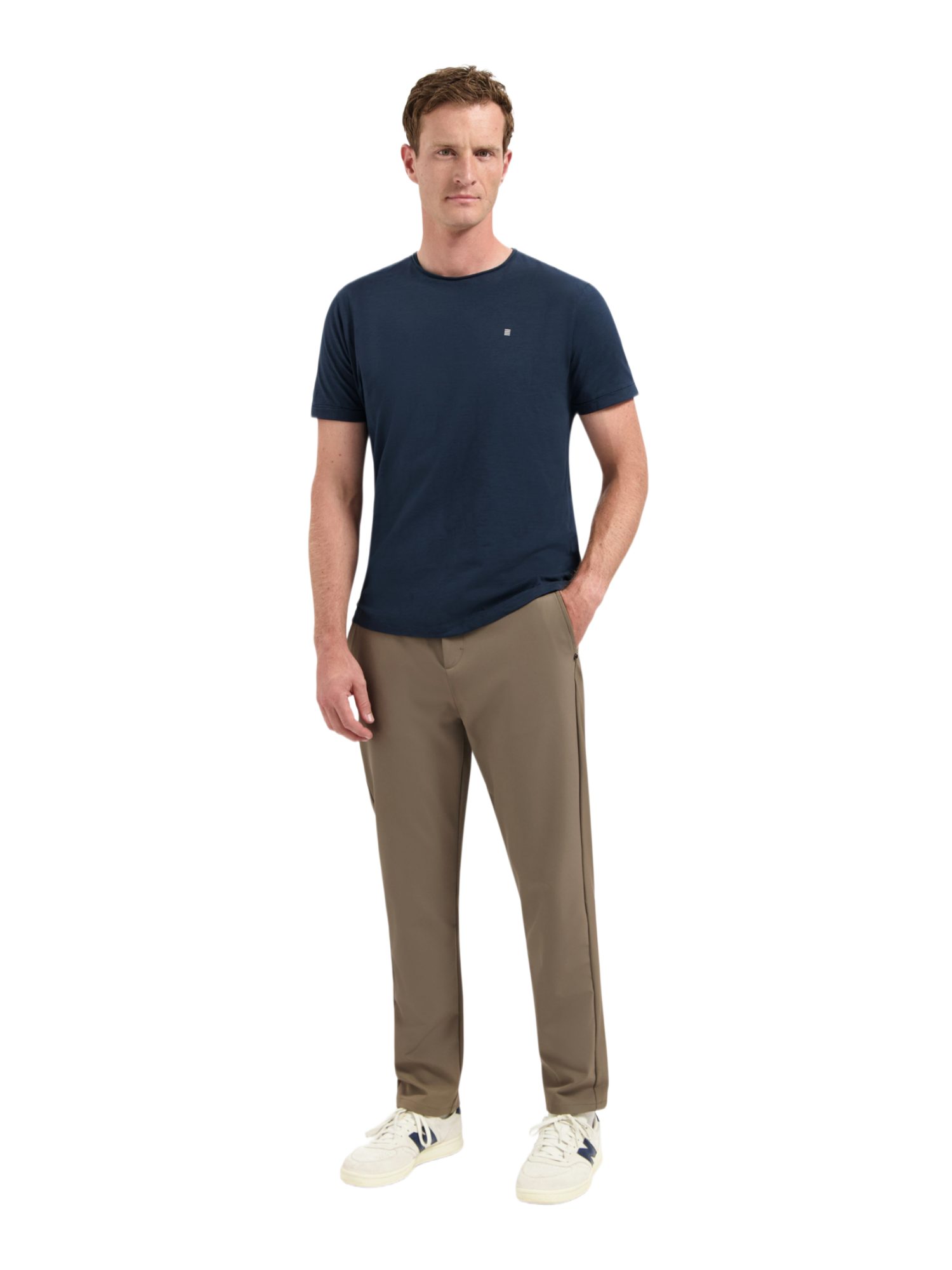 NO EXCESS Kurzarmshirt AYN- Timeless Basics