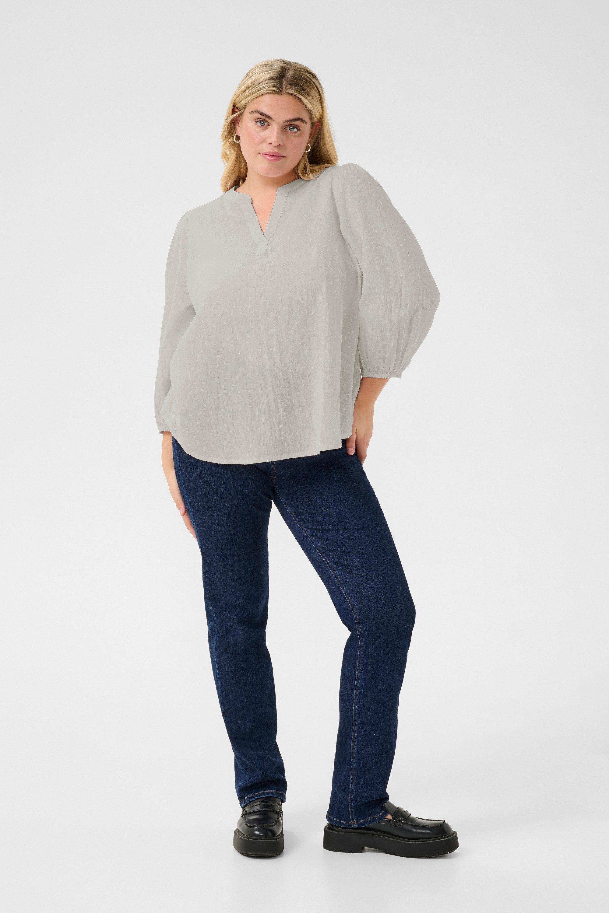 Langarmbluse Langarm-Bluse KCsilla