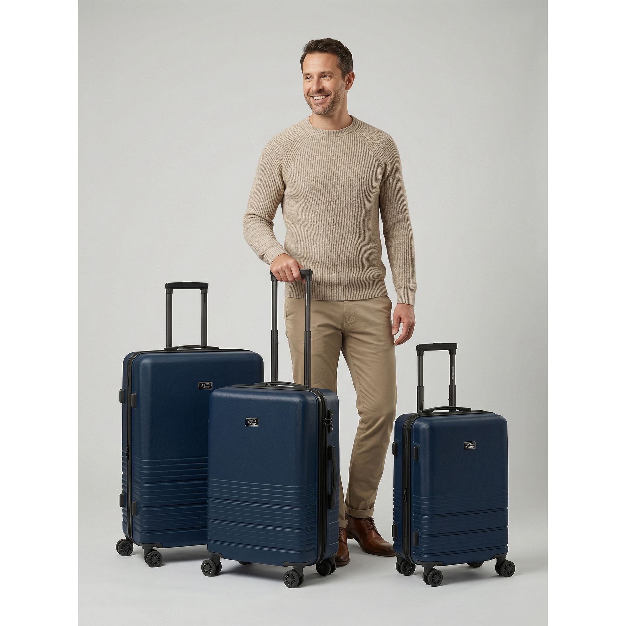 camel active Trolleyset Hanoi, 4 Rollen, (3-teilig, 3 tlg), ABS