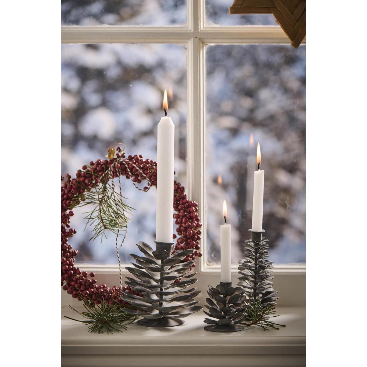 Ib Laursen Windlicht Ib Laursen Kerzenhalter Zapfen (12x6 cm) günstig online kaufen