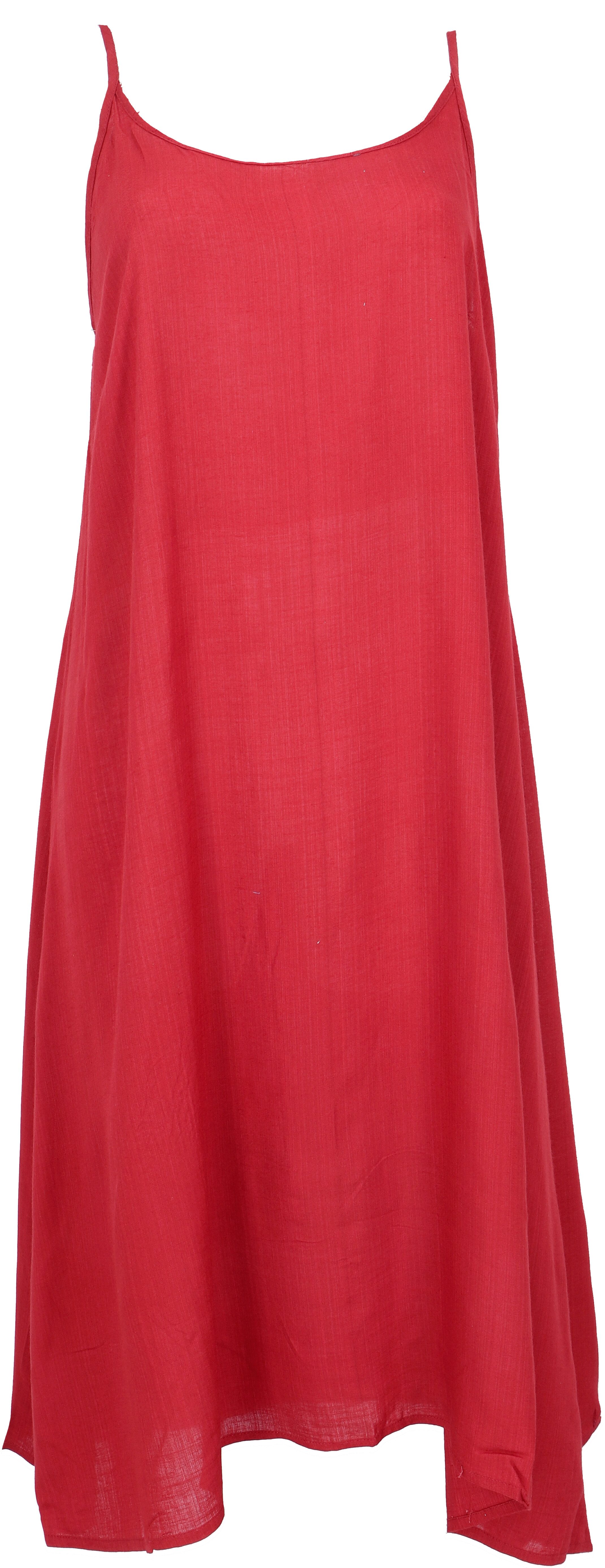 Guru-Shop Midikleid Luftiges Trägerkleid, Sommerkleid, Hängerchen.. alternative Bekleidung