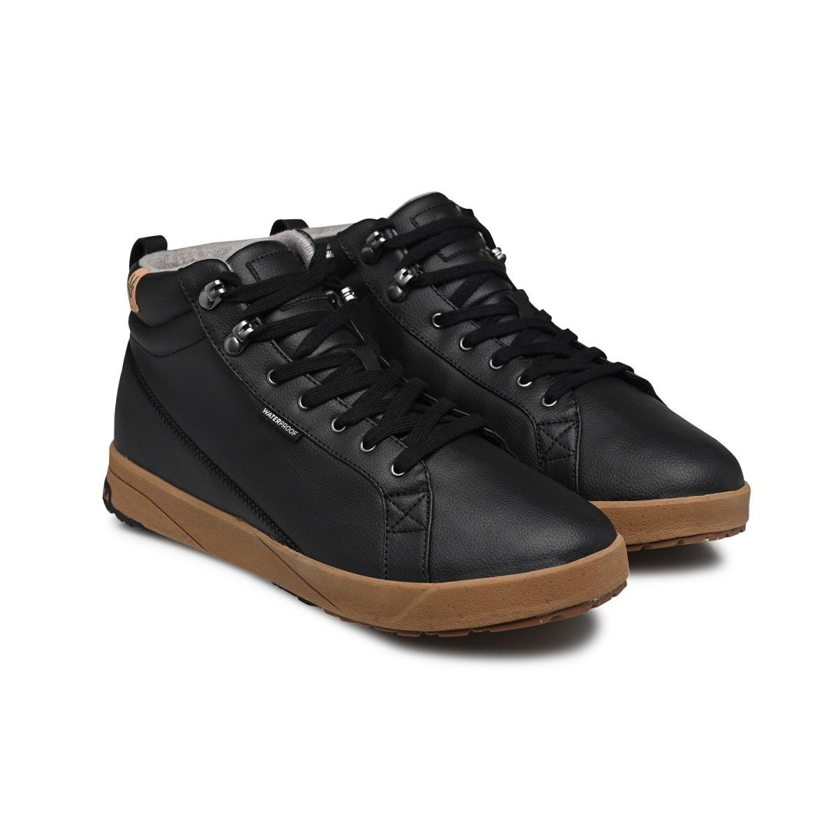 Bergen Waterproof (Leder, wasserdicht) schwarz Herren Sneaker