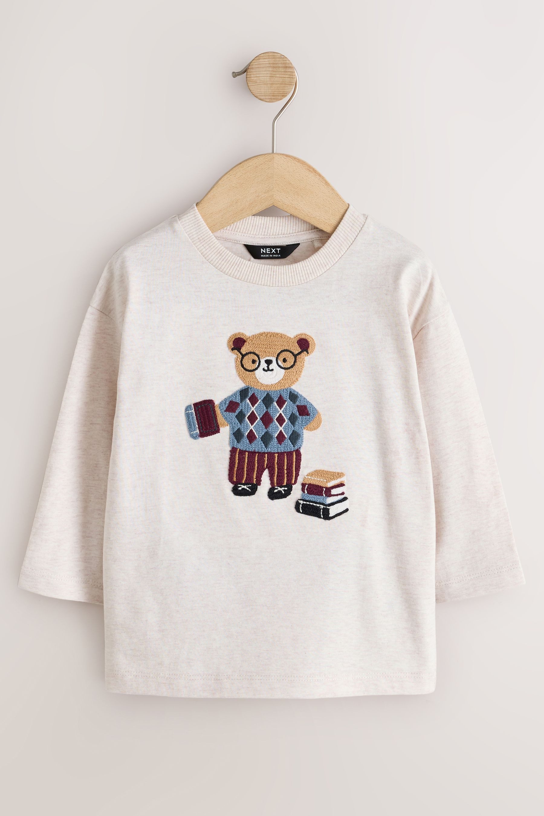 Next Langarmshirt Langärmeliges Shirt mit Rückengrafik (1-tlg)