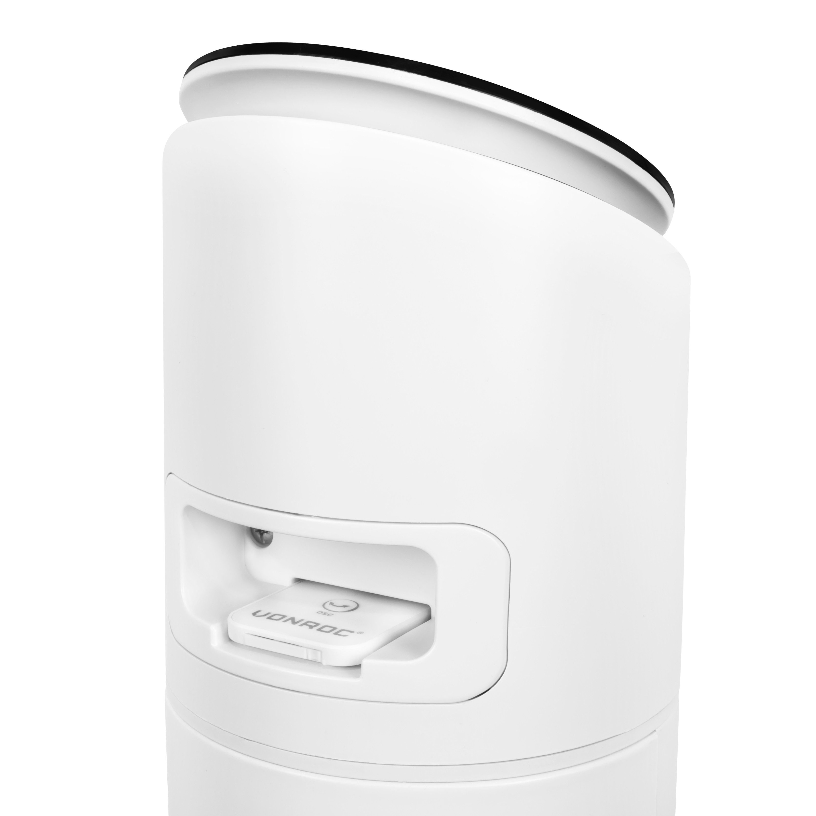 VONROC Turmventilator - Luxusventilator inklusive Fernbedienung – 3 Gänge – Drehfunktion –, 15-Stunden-Timer – Höhe 110 cm – weiß