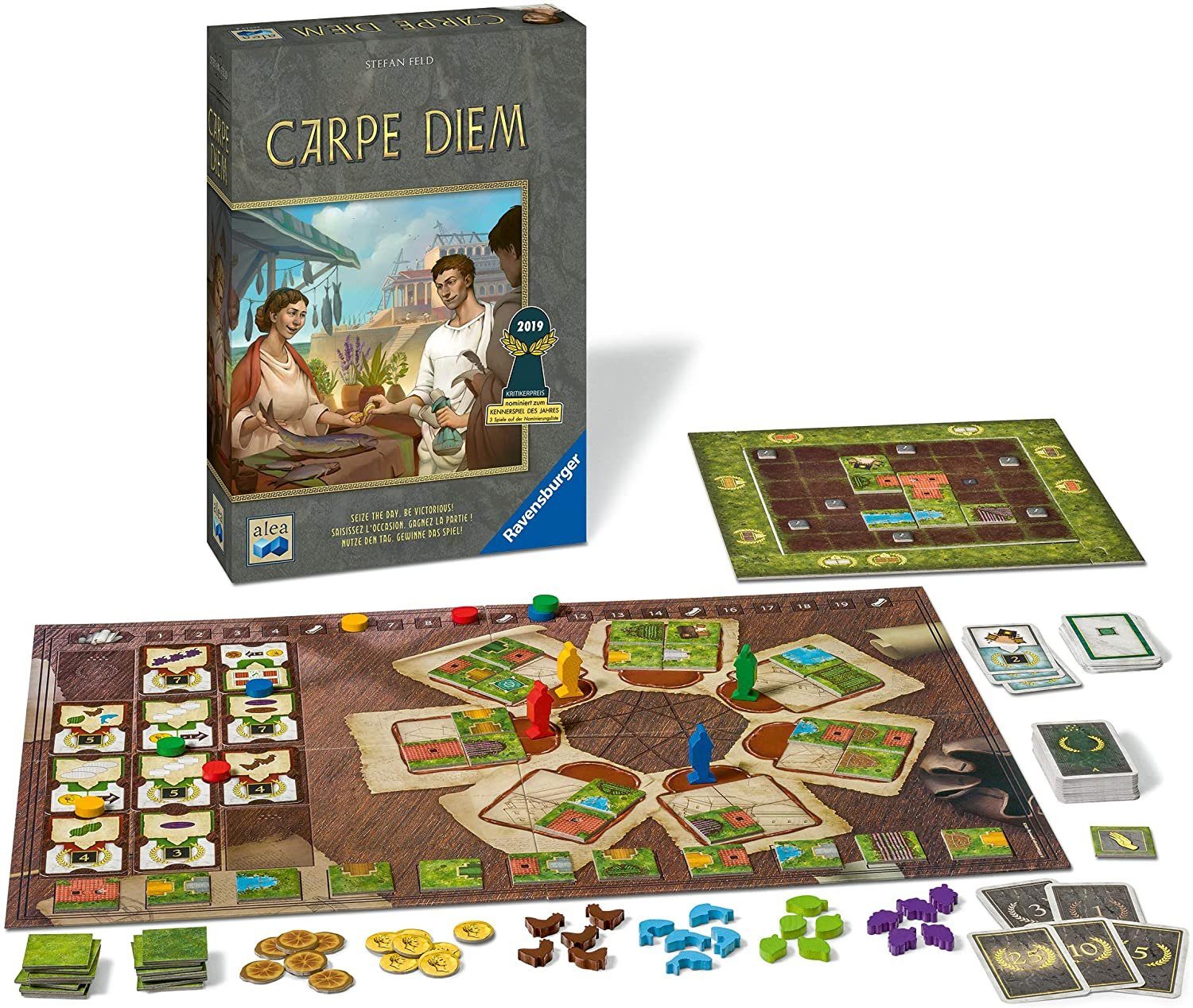 Ravensburger Spiel Ravensburger 26919 Carpe Diem, Familienspiel, Ravensburger 26919 Carpe Diem, Familienspiel, Made in Europe