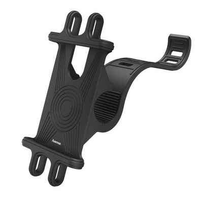 Hama Universal Smartphone Fahrradhalter, schwarz Handy-Halterung, (Handyhalterung Breite 6-8 cm, Höhe 13-15 cm)