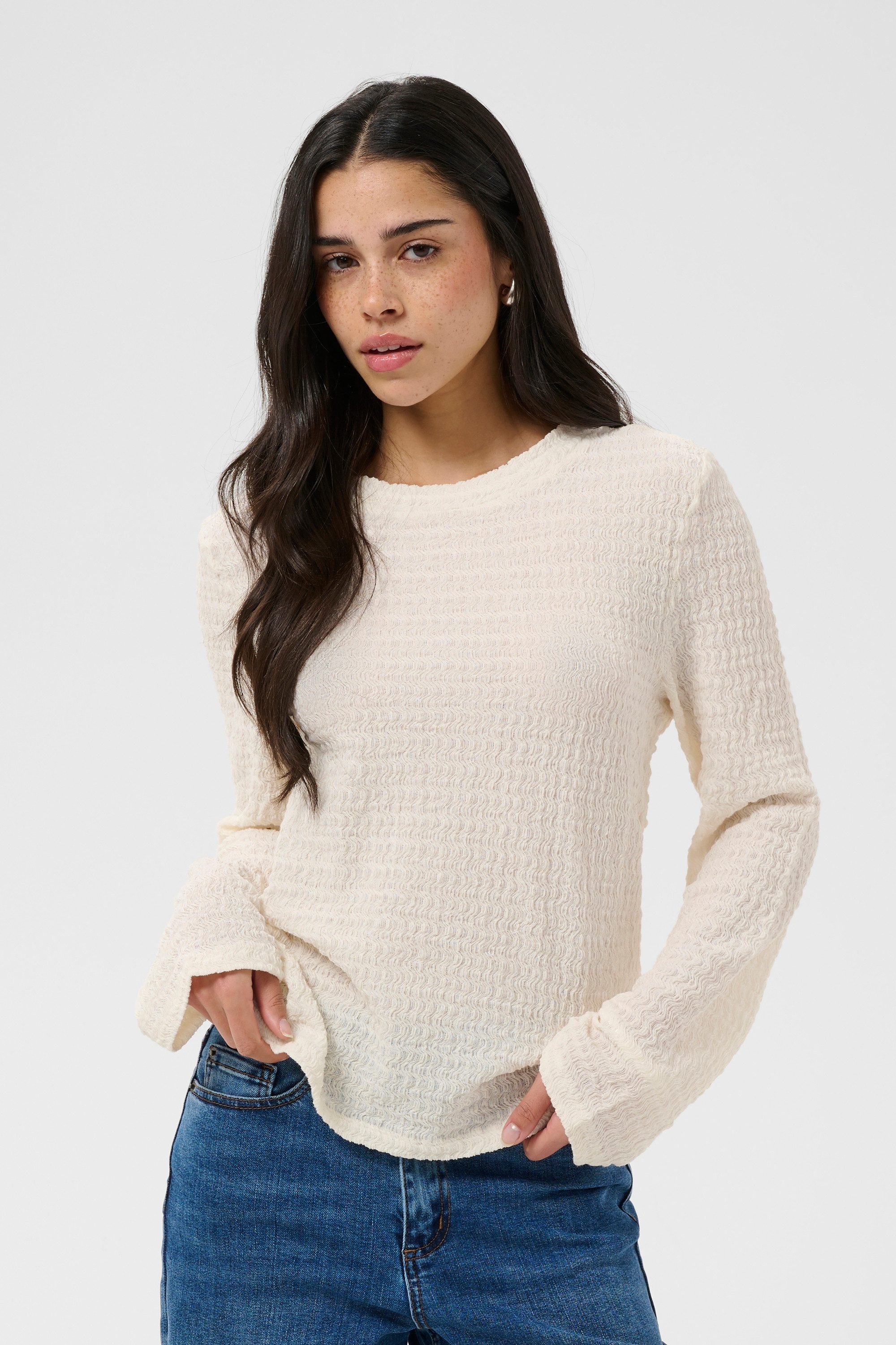 Langarmbluse Langarm-Bluse KAfelicity