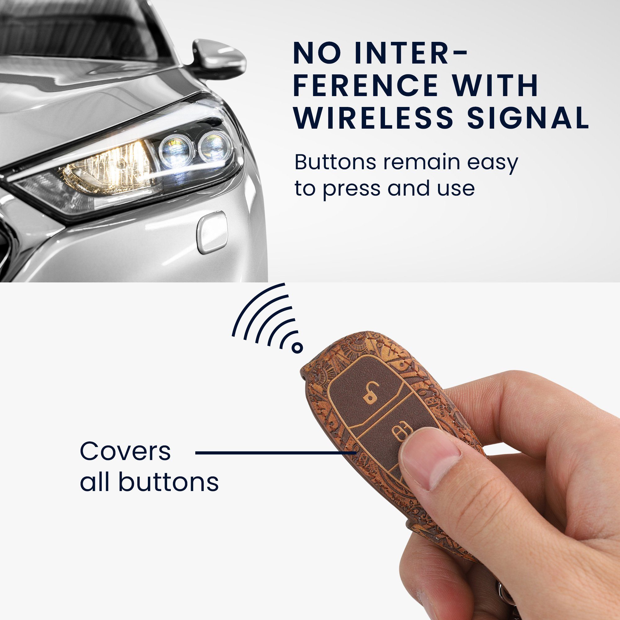 kwmobile Schlüsseltasche Ford Autoschlüssel Hülle (1-tlg), günstig online kaufen