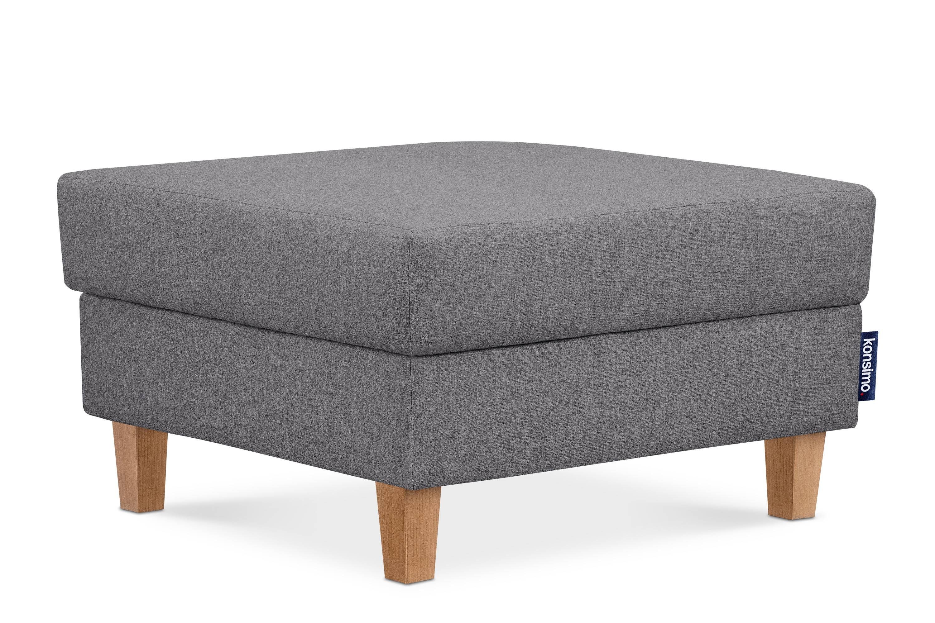 KONSIMO® Sitzhocker ERISO Pouf Polsterhocker, aufklappbarer