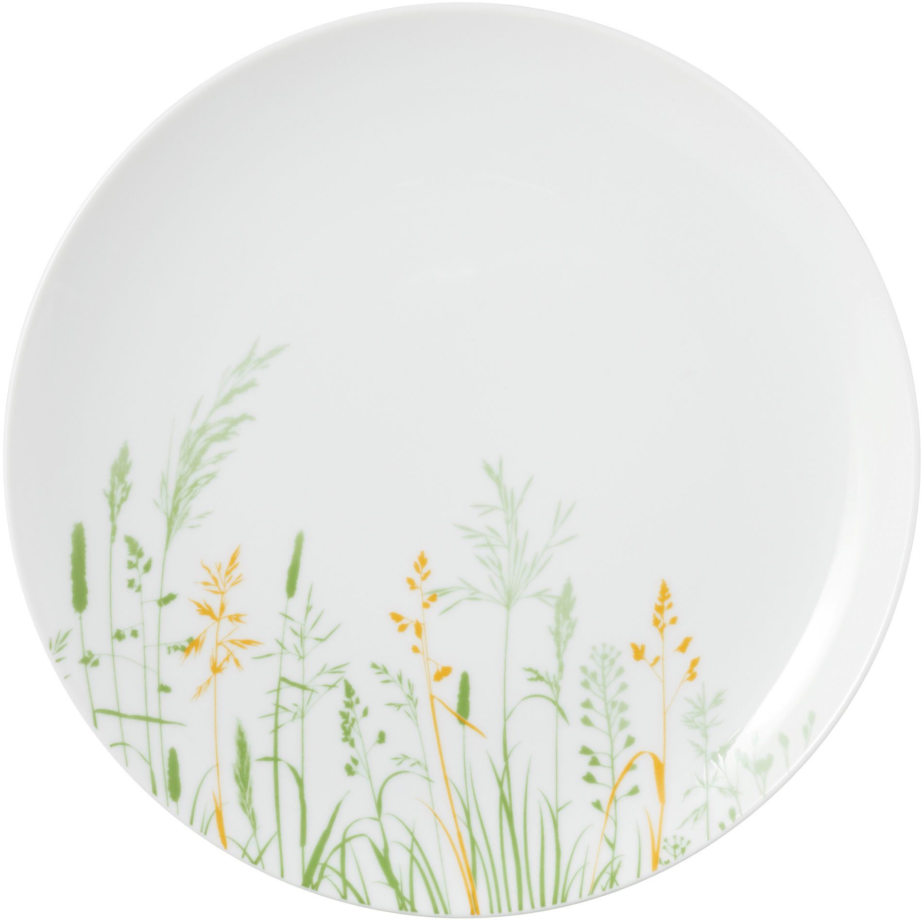 Seltmann Weiden Frühstücksteller Liberty - Meadow Grasses green, (1 St), Teller rund 22,5 cm