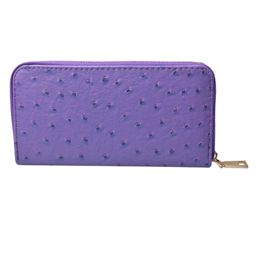 Clayre & Eef Geldbörse Geldbörse Geldbeutel Damen Flieder Lila 19 x 10 cm