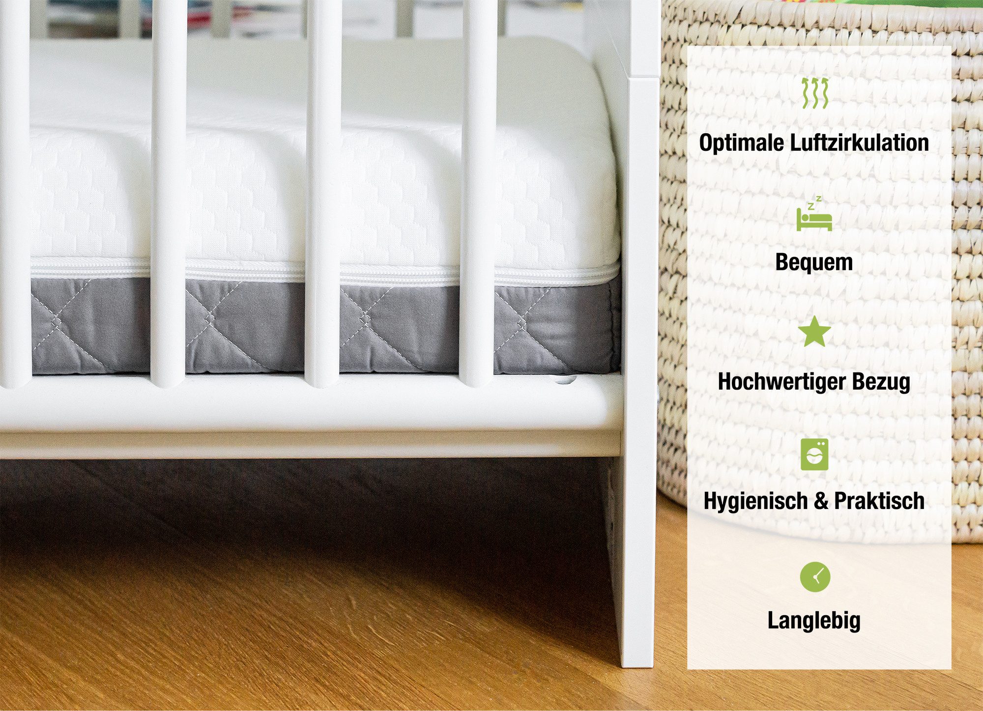 Babymatratze Royal, Babymatratze für Babybett, Baby Matratze, Ehrenkind, 10 günstig online kaufen