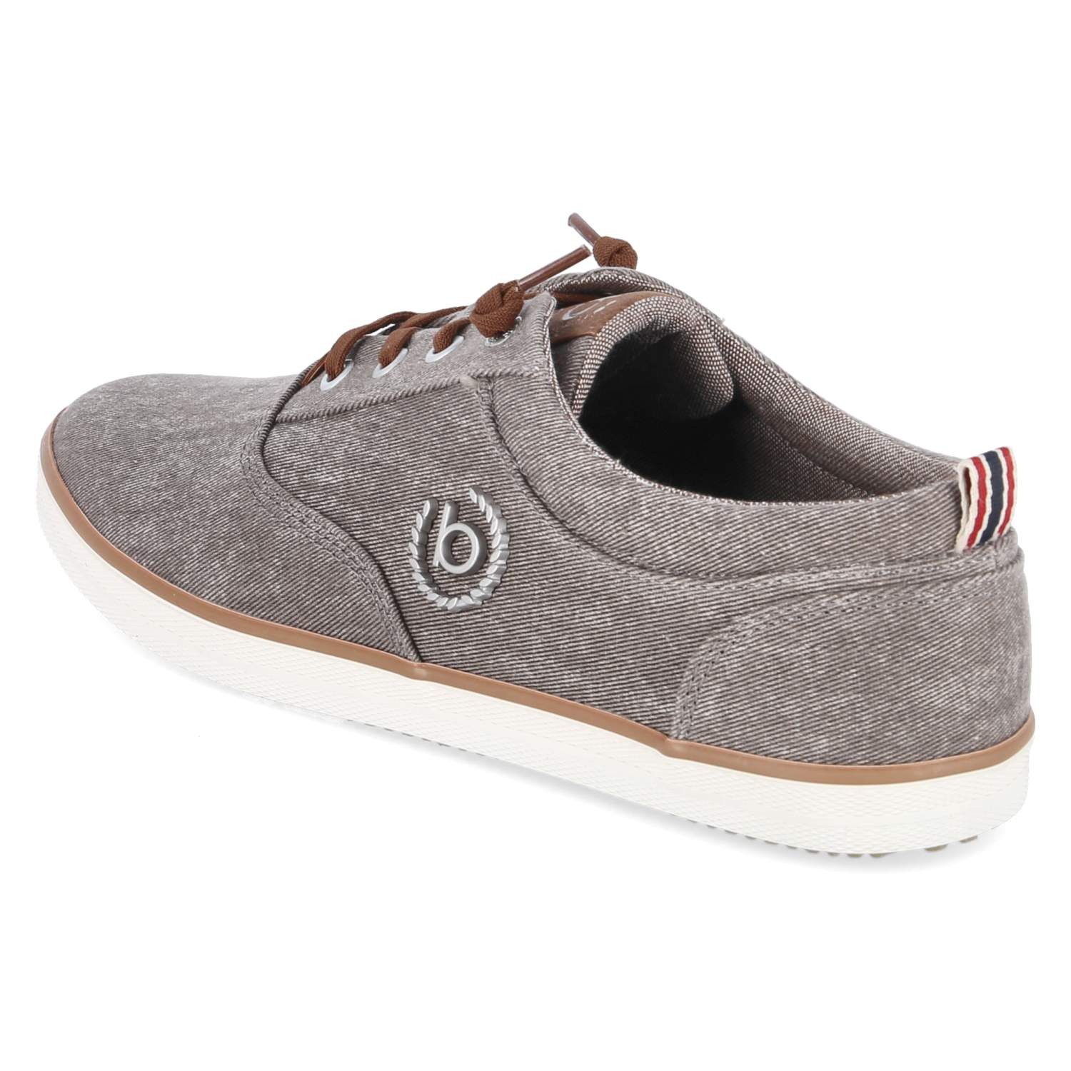 bugatti Bugatti 321502046900-1400 Herren Textil taupe Schnürschuh