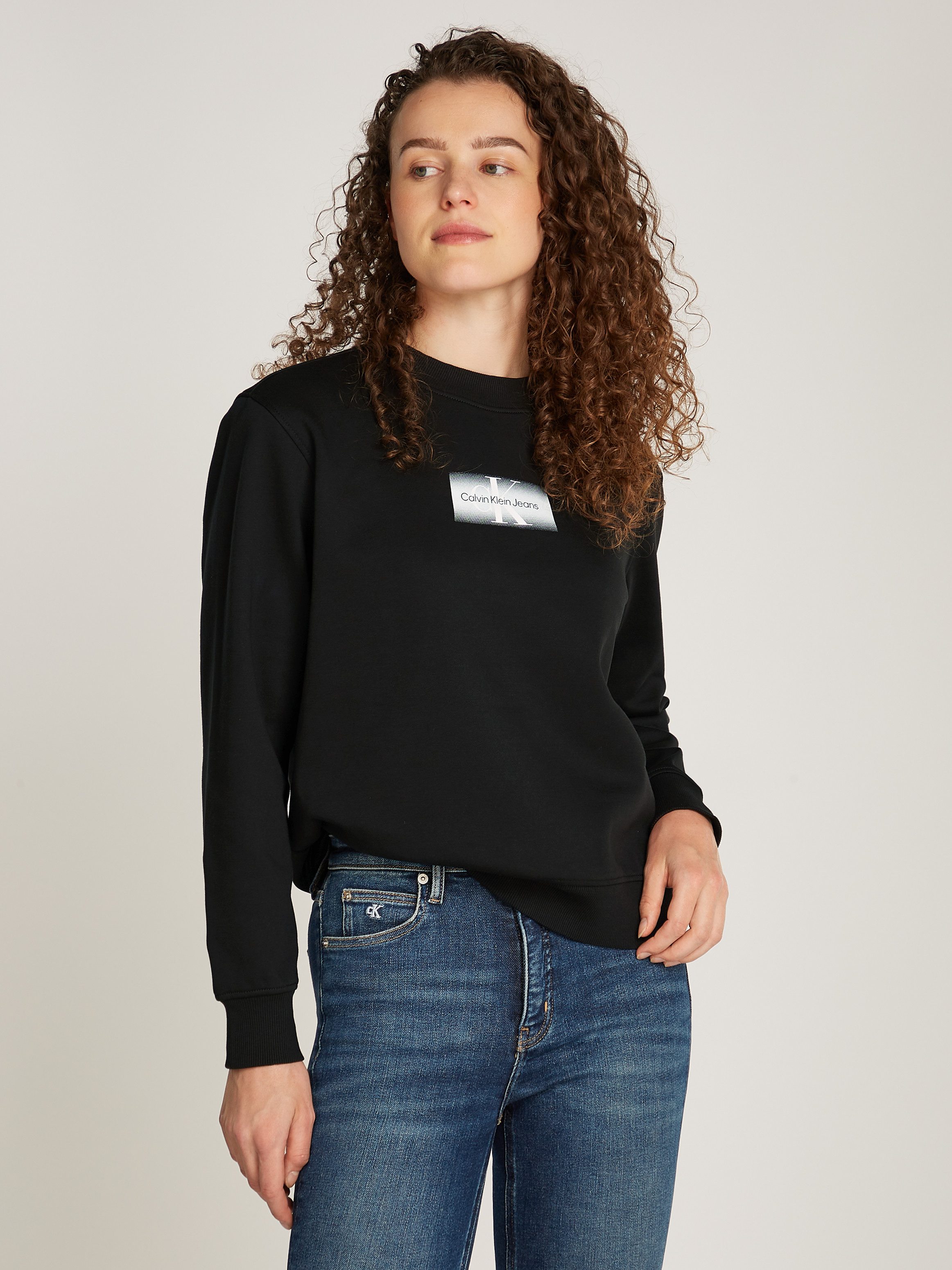 Calvin Klein Jeans Sweatshirt OUTLINED CK günstig online kaufen
