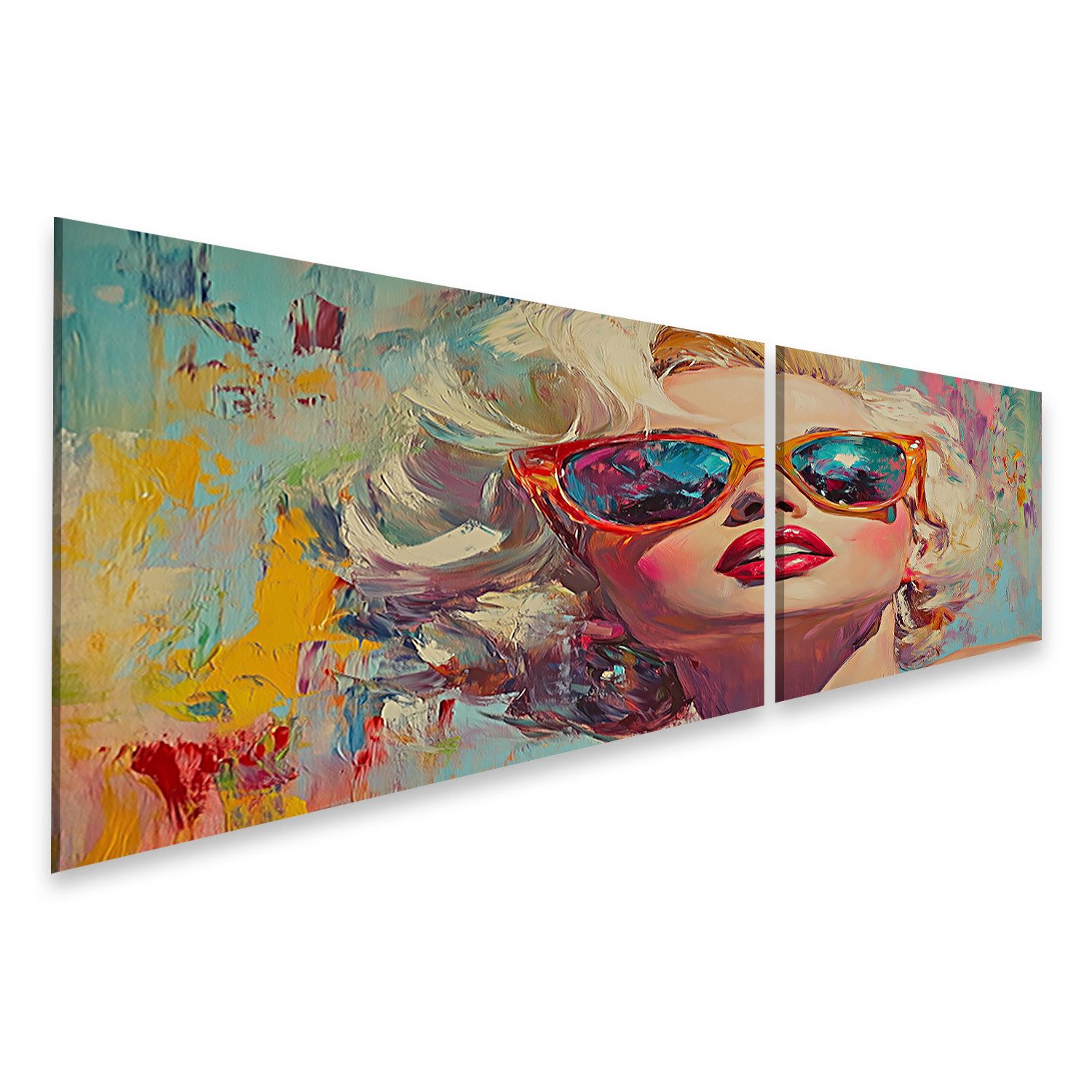 islandburner Leinwandbild, Marilyn Monroe pop Art