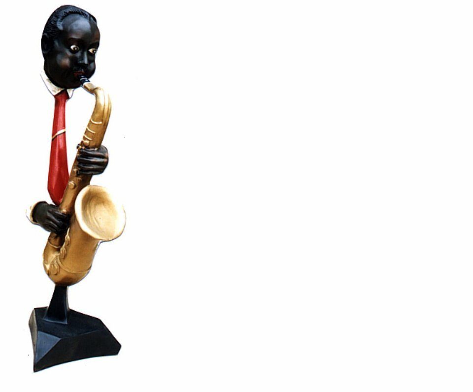 JVmoebel Dekoobjekt Design Saxophon Büste Figur Statue Skulptur Figuren Dekoration 4023
